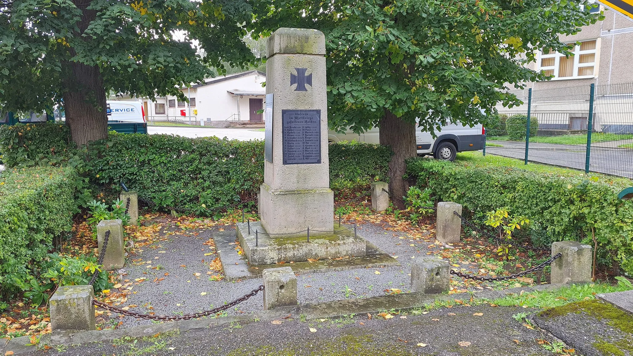 Photo showing: Kriegerdenkmal Gersdorf, Bahretal