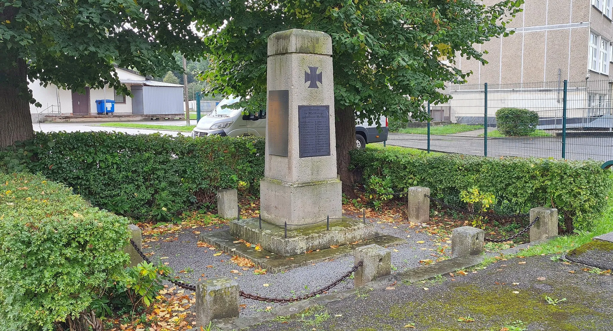 Photo showing: Kriegerdenkmal Gersdorf, Bahretal