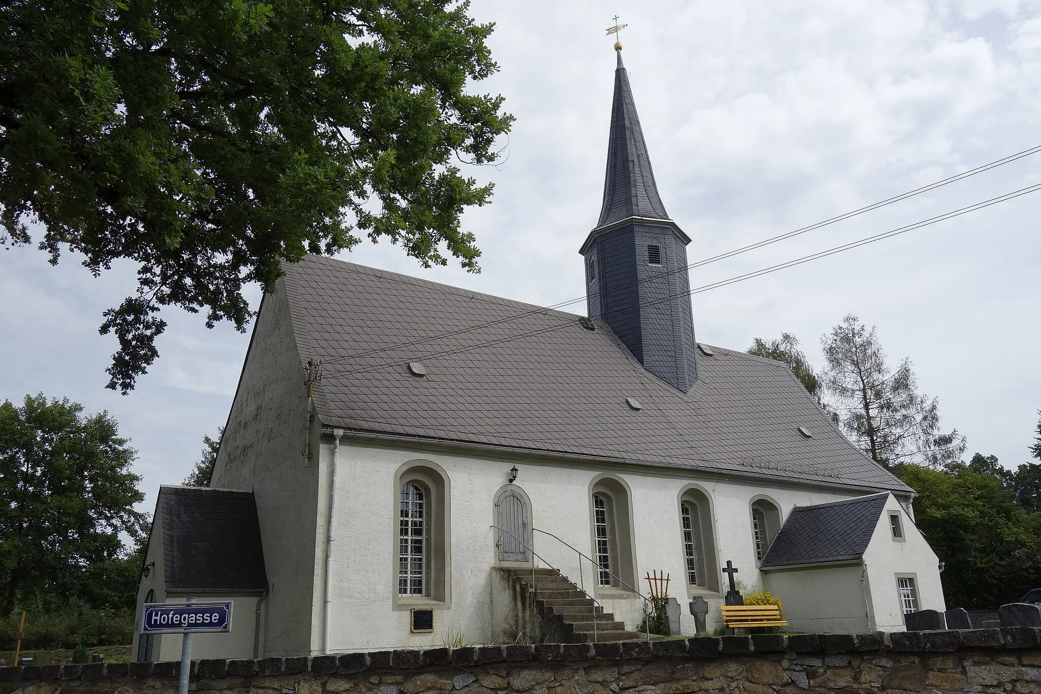 Photo showing: Kirche Höckendorf Juli 2017 (1)