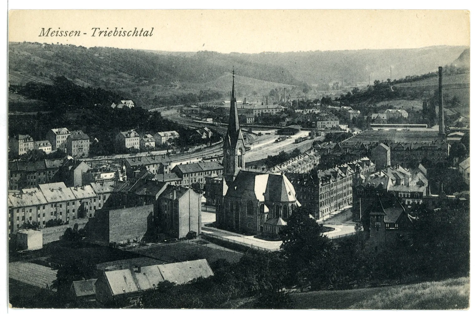 Photo showing: Meißen; Triebischtal mit Lutherkirche