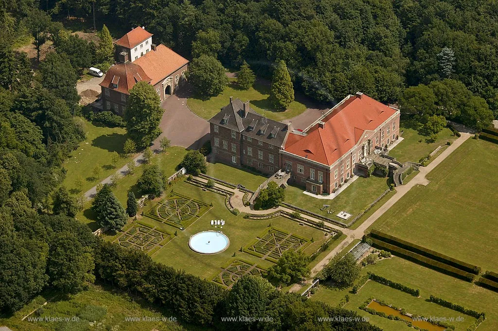 Photo showing: Luftbild des Schloss und Schlossgarten
