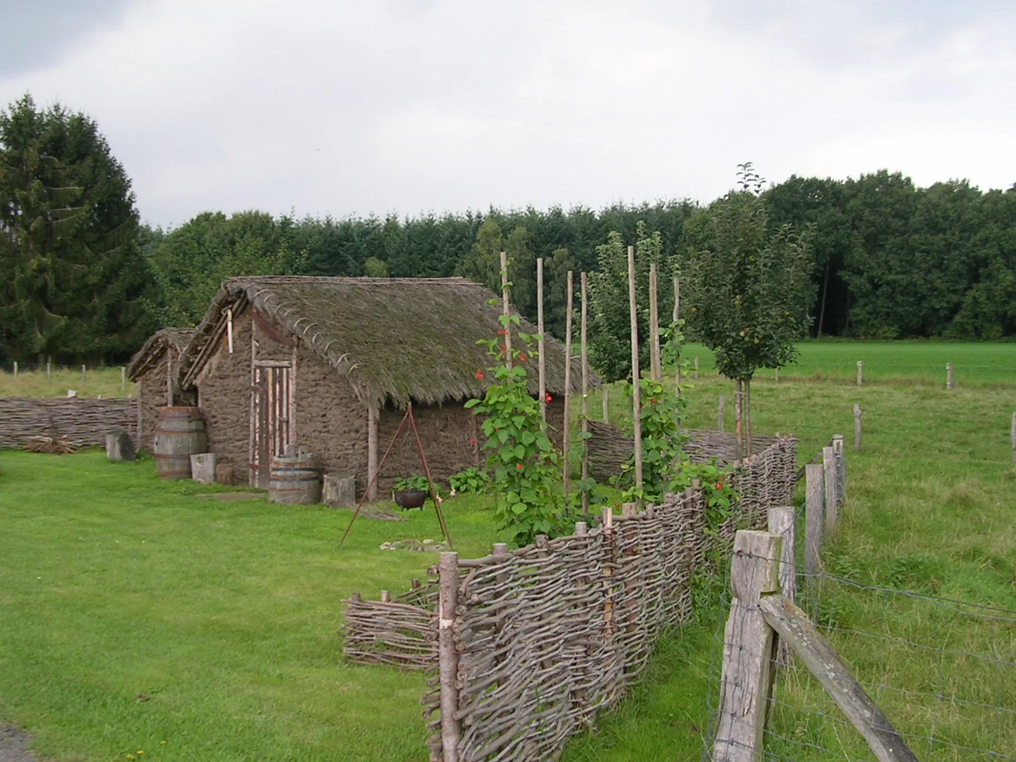 Photo showing: Alpen-Bönninghardt (Nordrhein-Westfalen, Deutschland): Nachbau einer Plaggenhütte