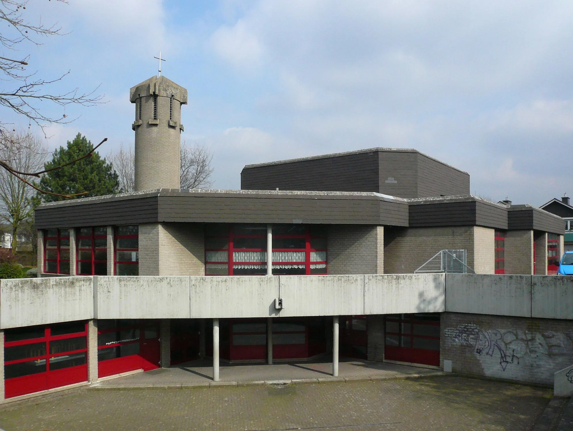 Photo showing: Mathias prostetant church in Düsseldorf, Germany