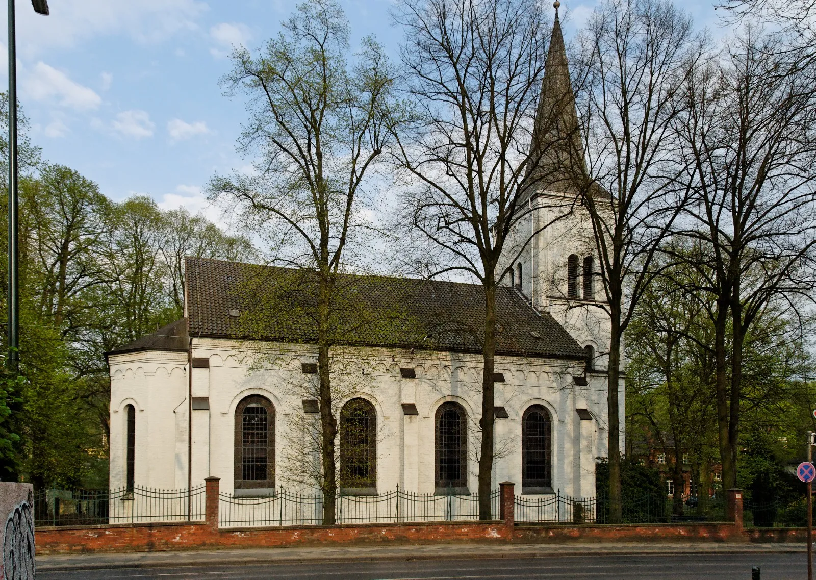 Photo showing: Gustavus Adolphus Church in Düsseldorf-Gerresheim, Germany