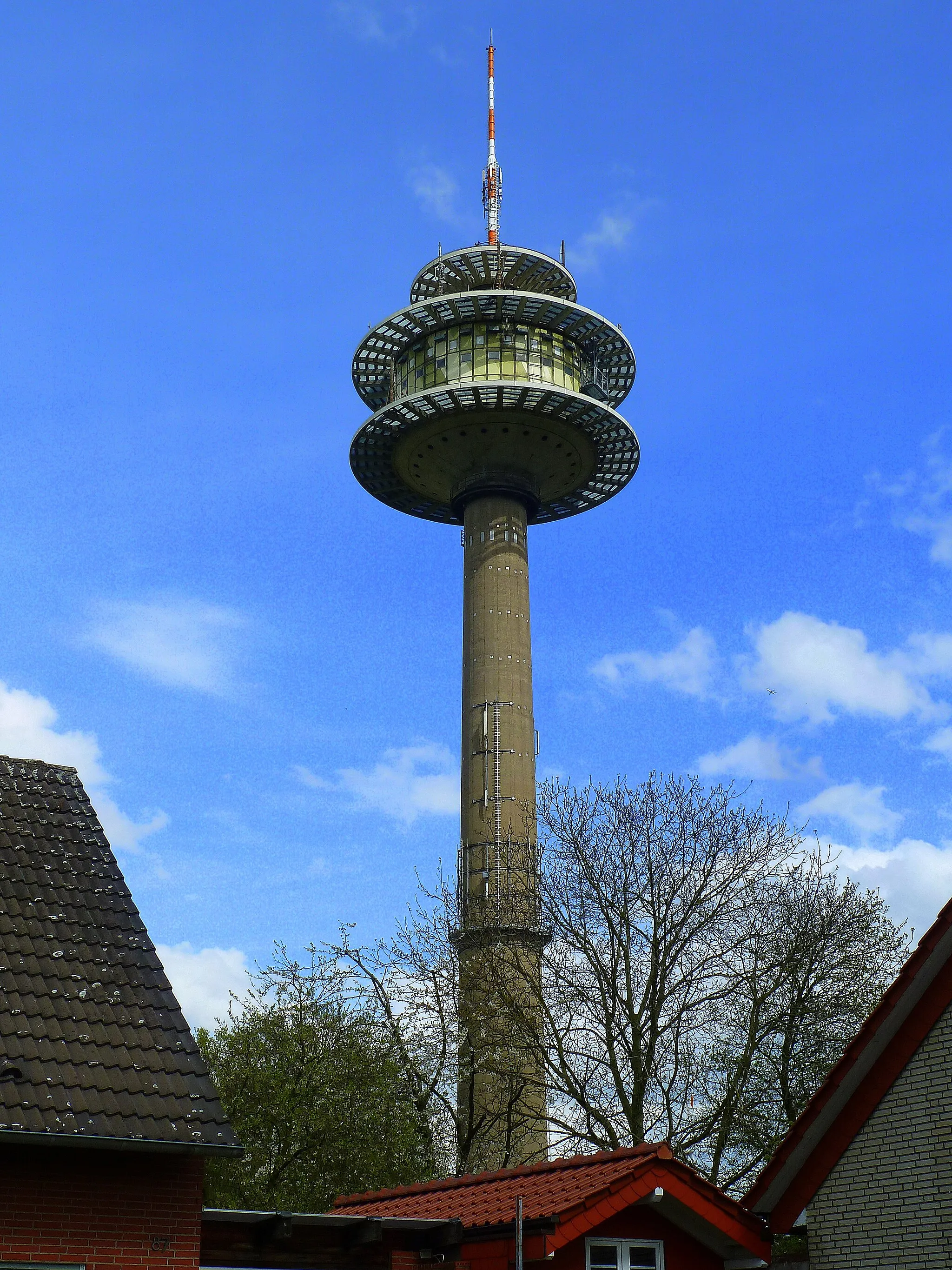 Photo showing: Fernsehturm an der Römerstraße in Willich-Schiefbahn