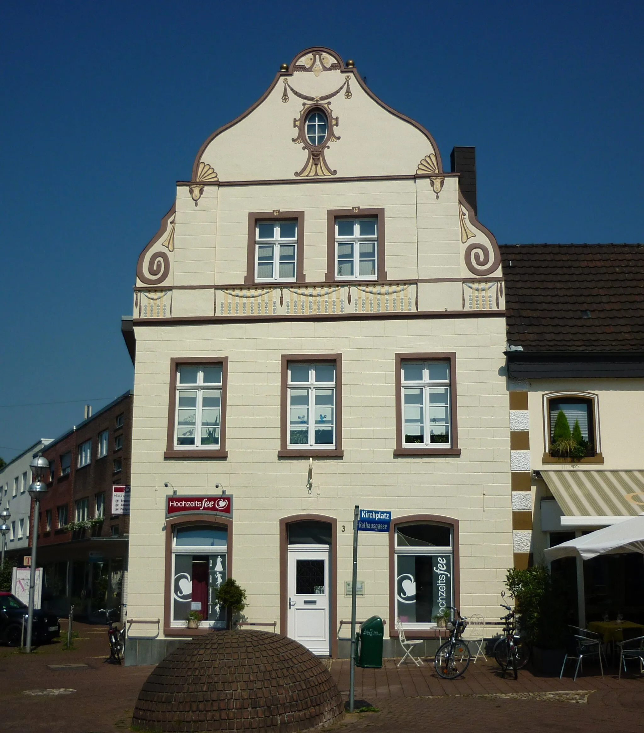 Photo showing: Nettetal-Kaldenkirchen, Kirchplatz 3, Haus Grüters (früher Teil des Birgittenklosters)