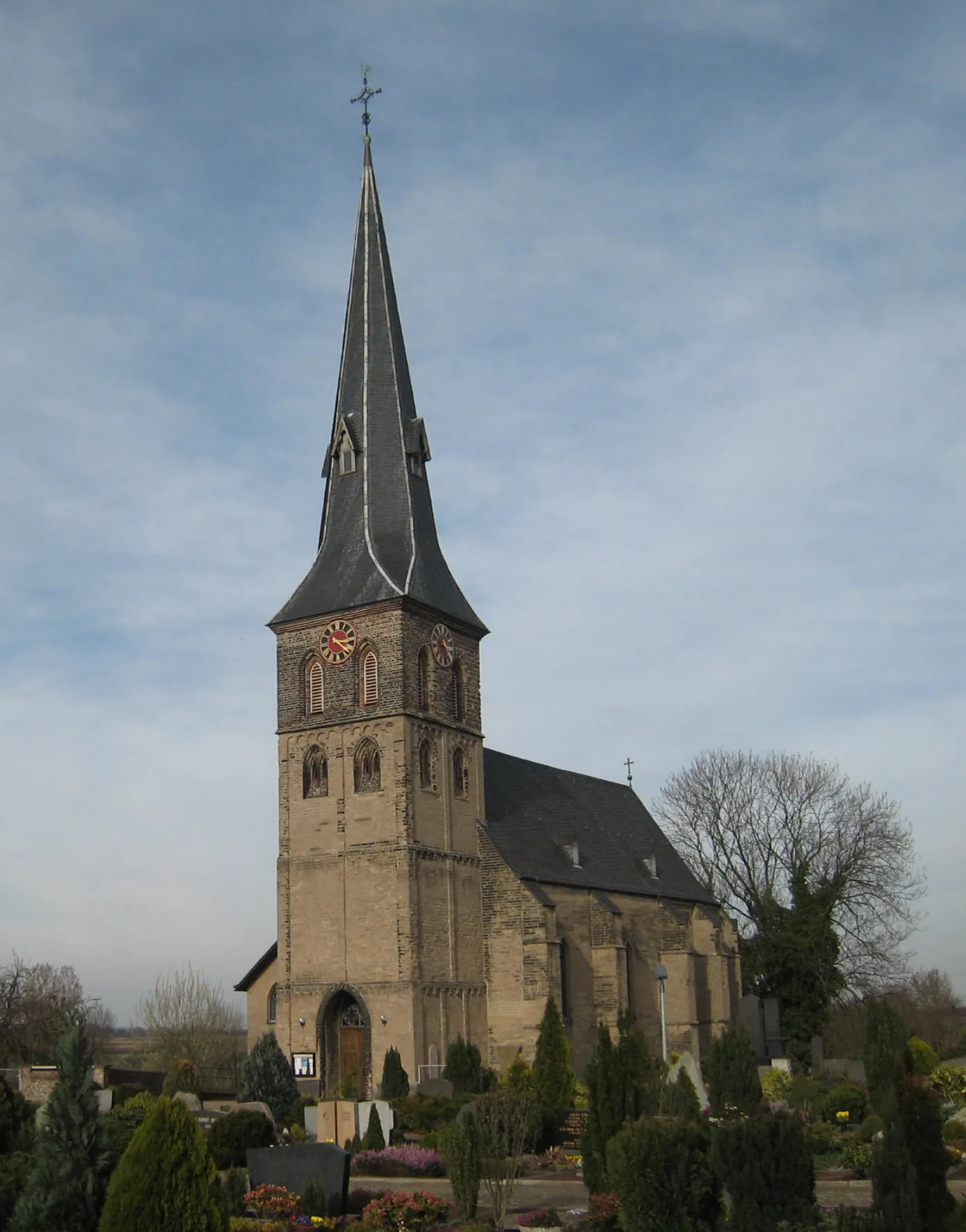 Photo showing: Evangelische Dorfkirche Duisburg Baerl