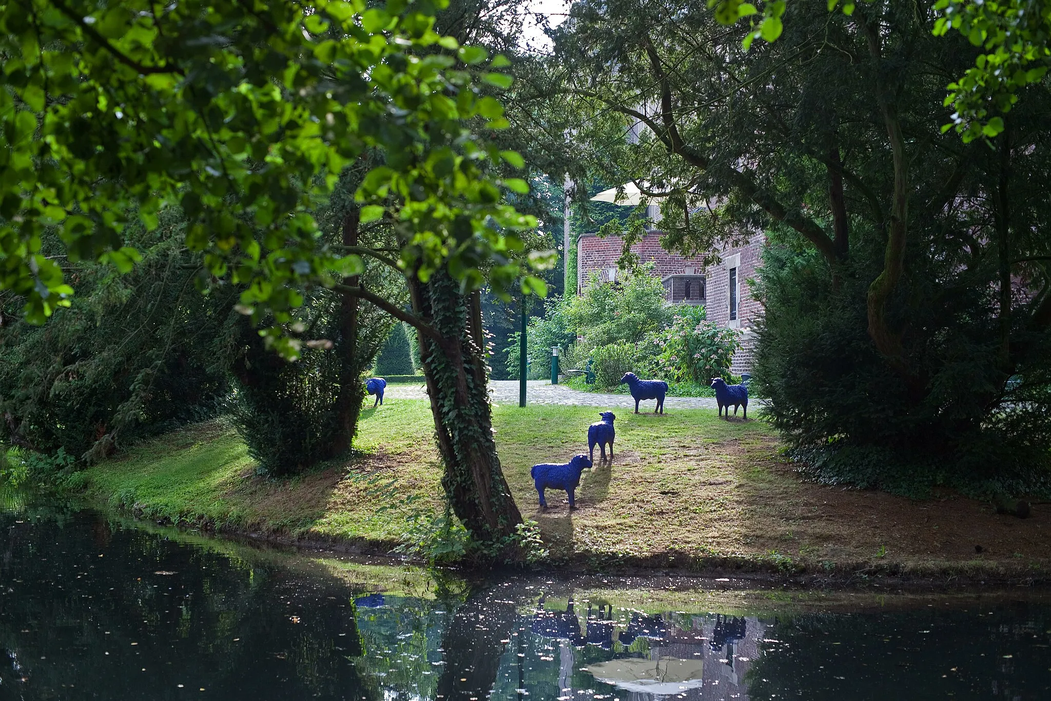 Photo showing: Bodendenkmal Grabenanlage Schloss Neersen