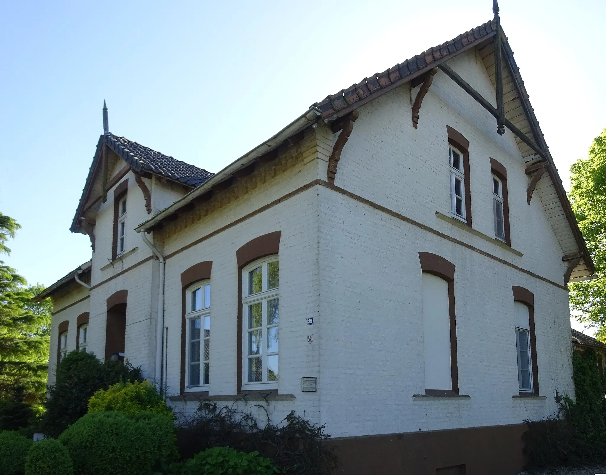 Photo showing: Kalkar-Hönnepel, Griether Straße 33, lerarenwoning