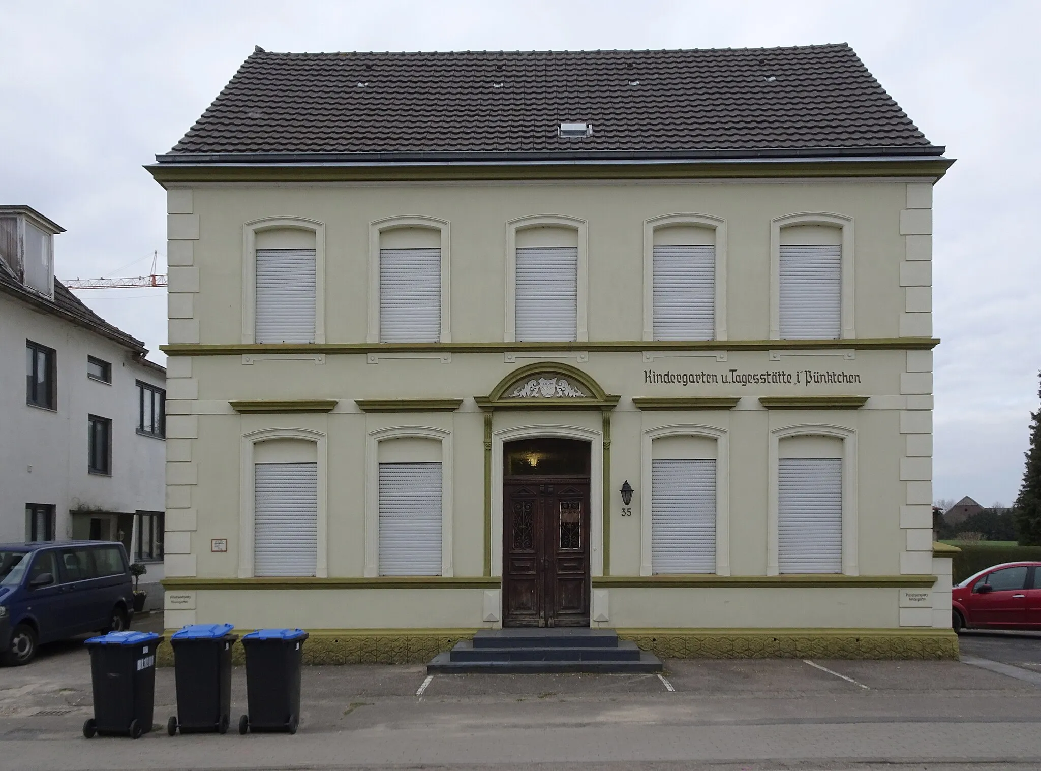 Photo showing: Goch-Pfalzdorf, Motzfeldstraße 35, kleuterschool en kinderdagverblijf "I Pünktchen"