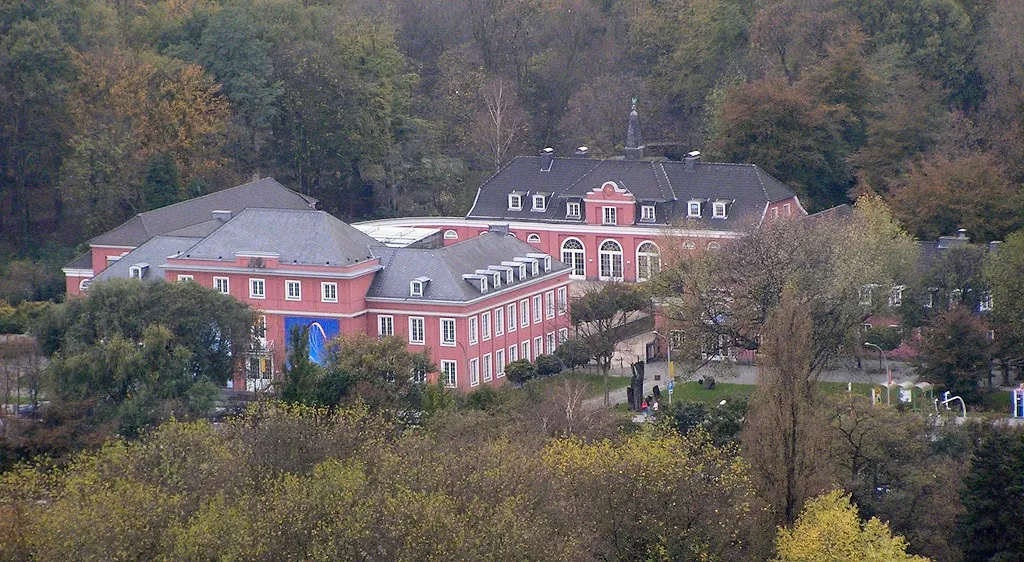 Photo showing: Schloss Oberhausen, vom Gasometer gesehen