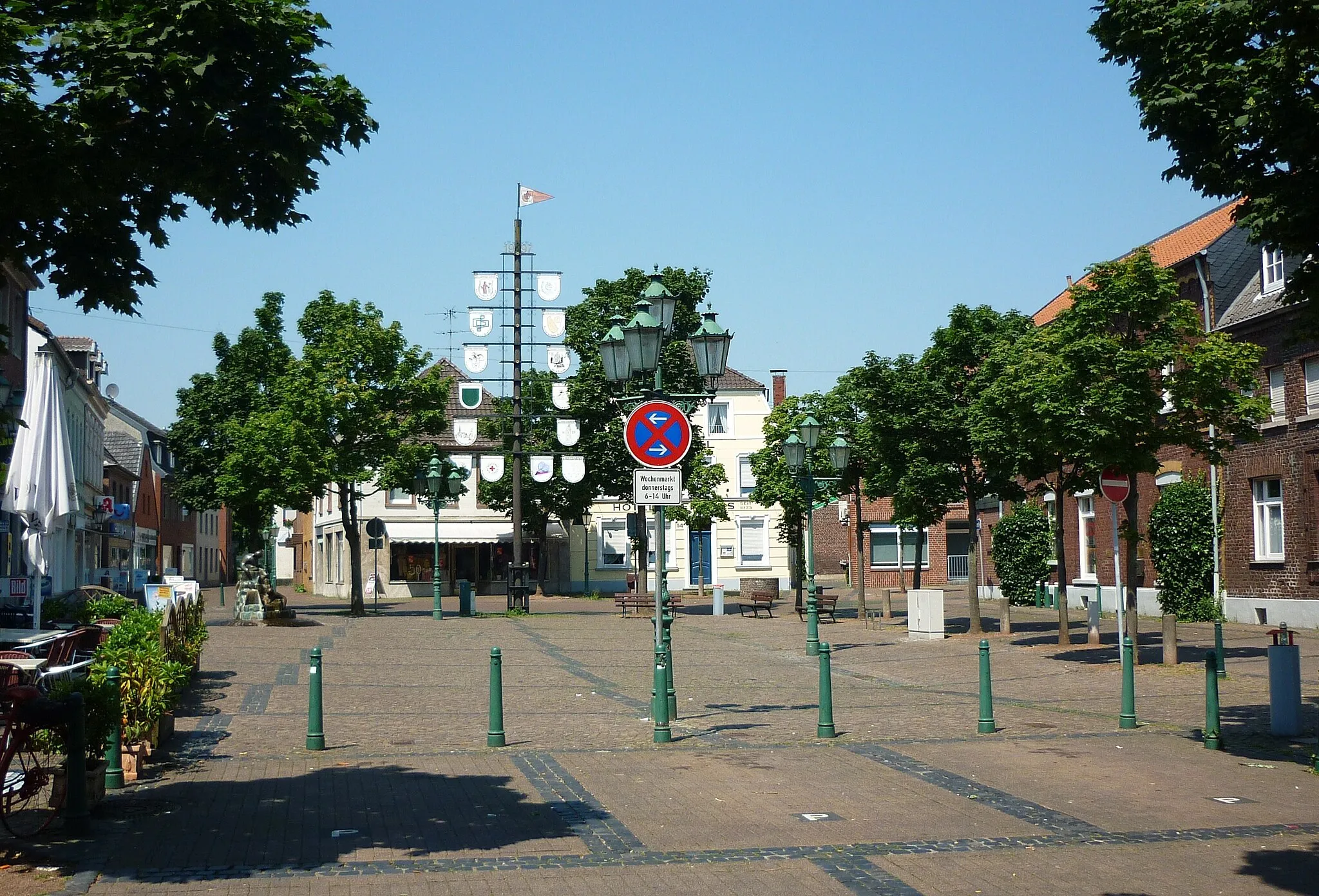 Photo showing: Grefrath, Markt