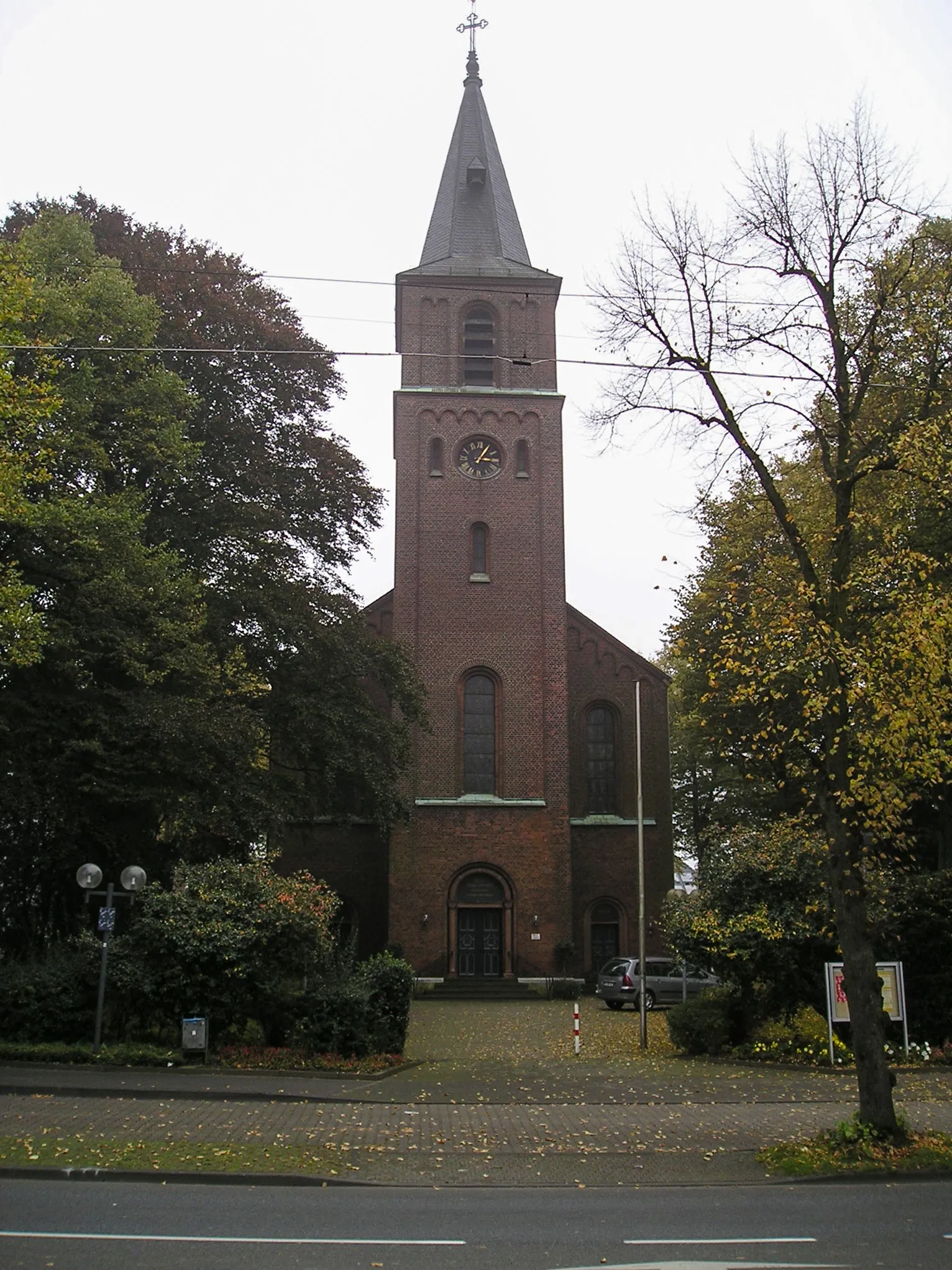 Photo showing: Evangelical church in Haan