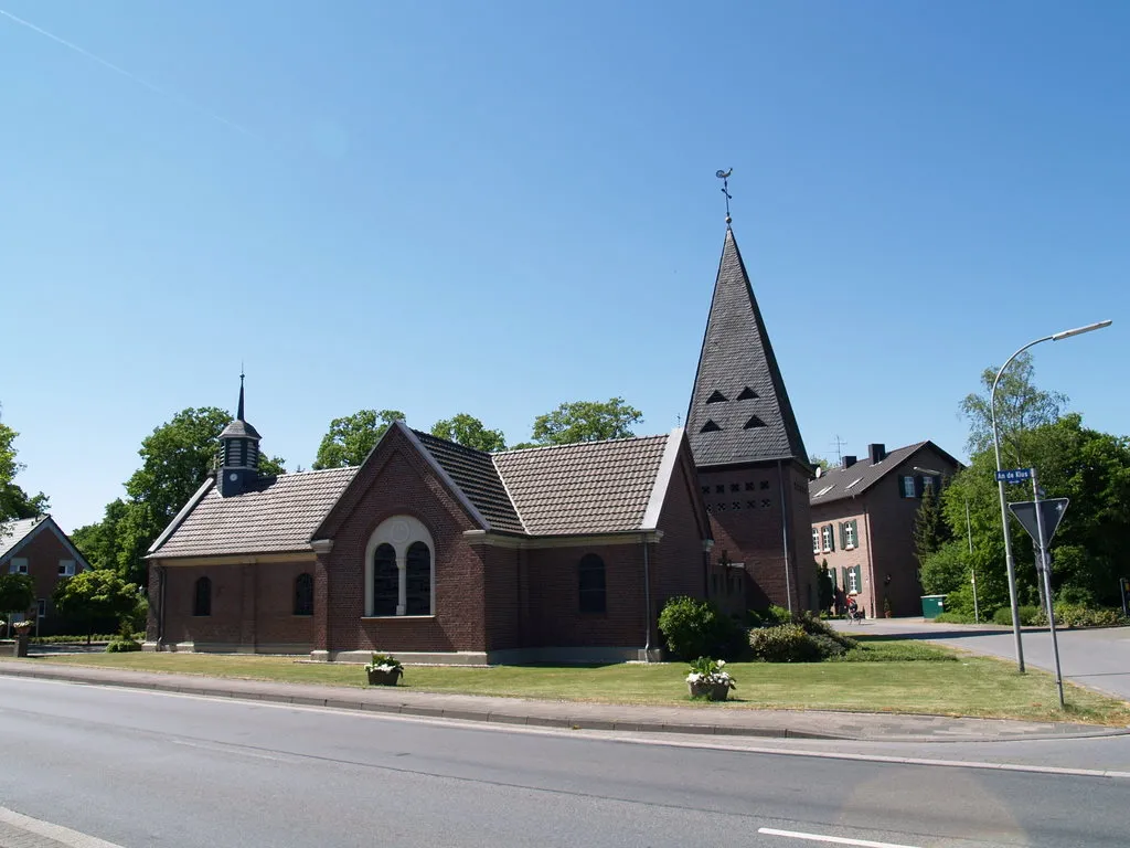 Photo showing: church: Rochuskapelle in Geldern-Luellingen