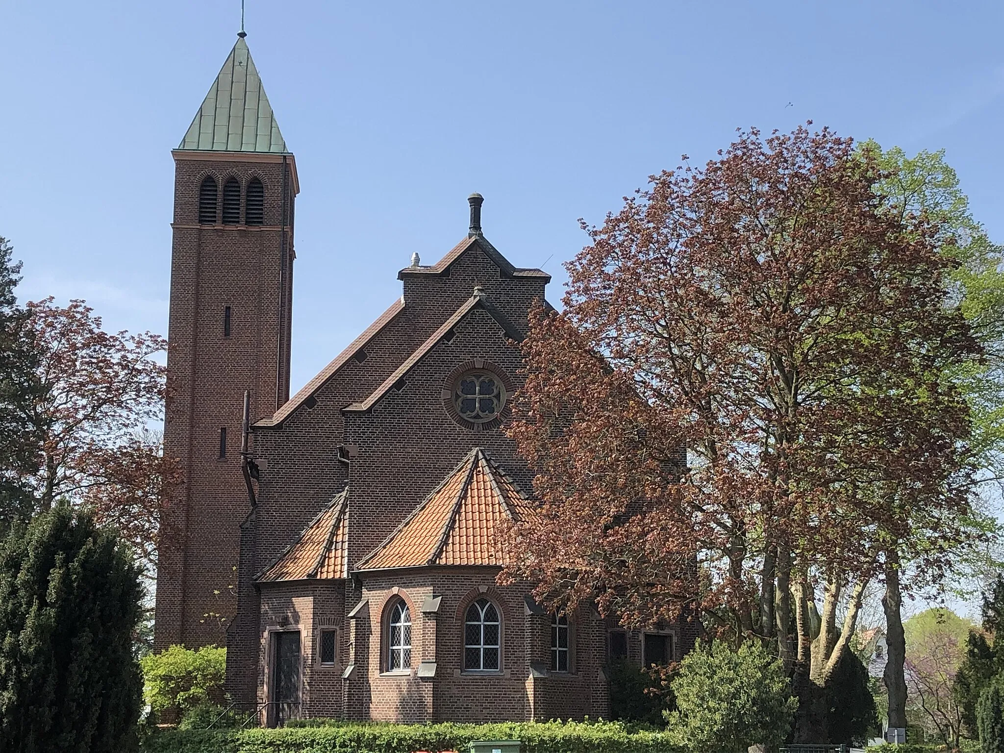 Photo showing: Evangelische Kirche in Moers-Utfort