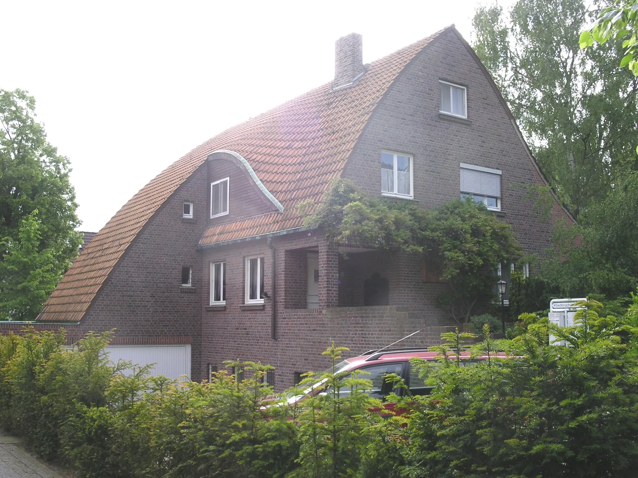 Photo showing: Haus im Krefeld-Kliedbruch, 1929–1931 erbaute Villa von dem bekannten Architekten Hans Poelzig