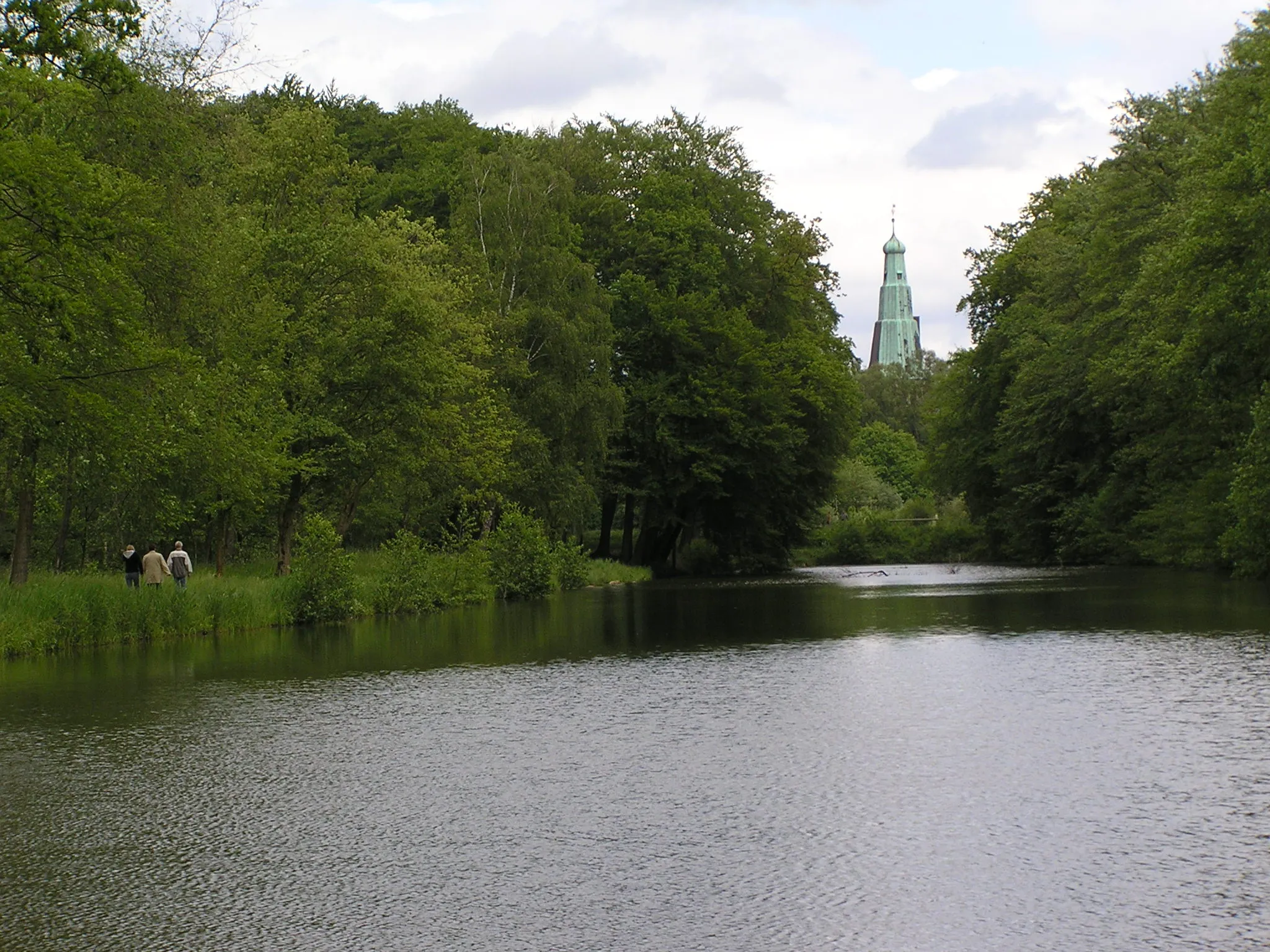 Photo showing: Langer Teich im Tiergarten Schloss Raesfeld