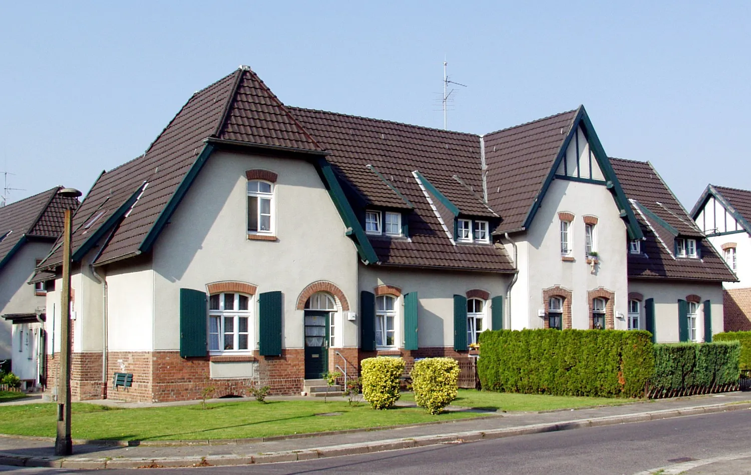 Photo showing: House of the miner colony "Meerbeck" in Moers, Germany