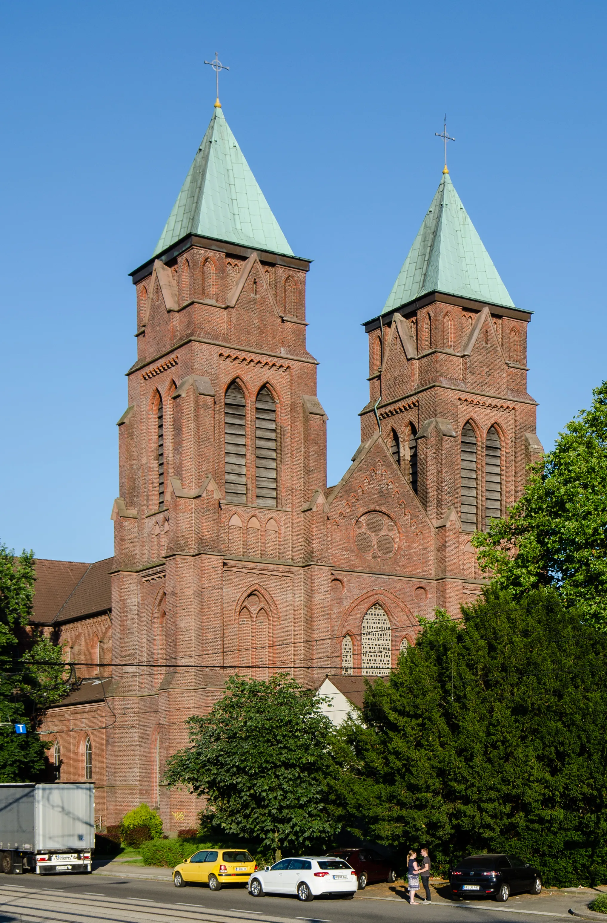 Photo showing: St. Maria Rosenkranz Church in Essen-Bochold