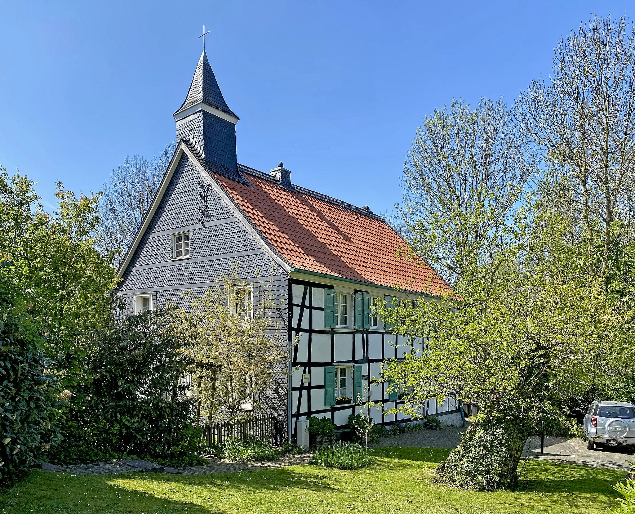 Photo showing: ehemalige katholische Schule (1783) - Abtskücher Straße 41 (Heiligenhaus)