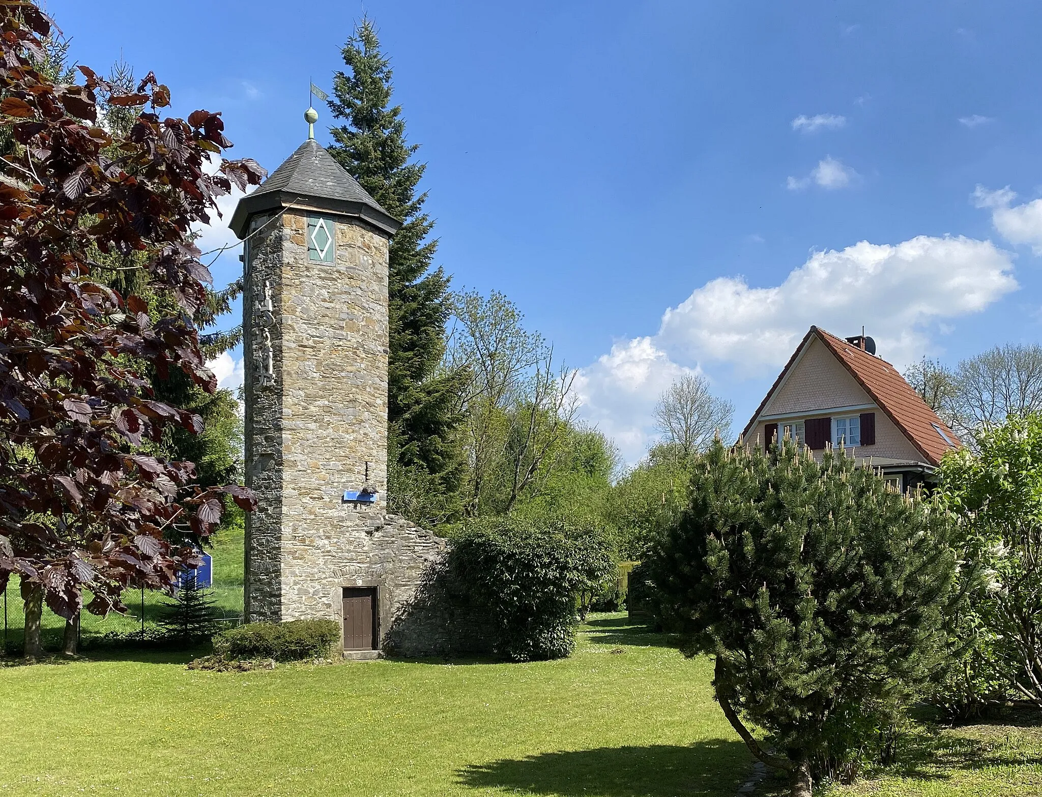 Photo showing: Wehrturm von Haus Hetterscheidt (Heiligenhaus)
