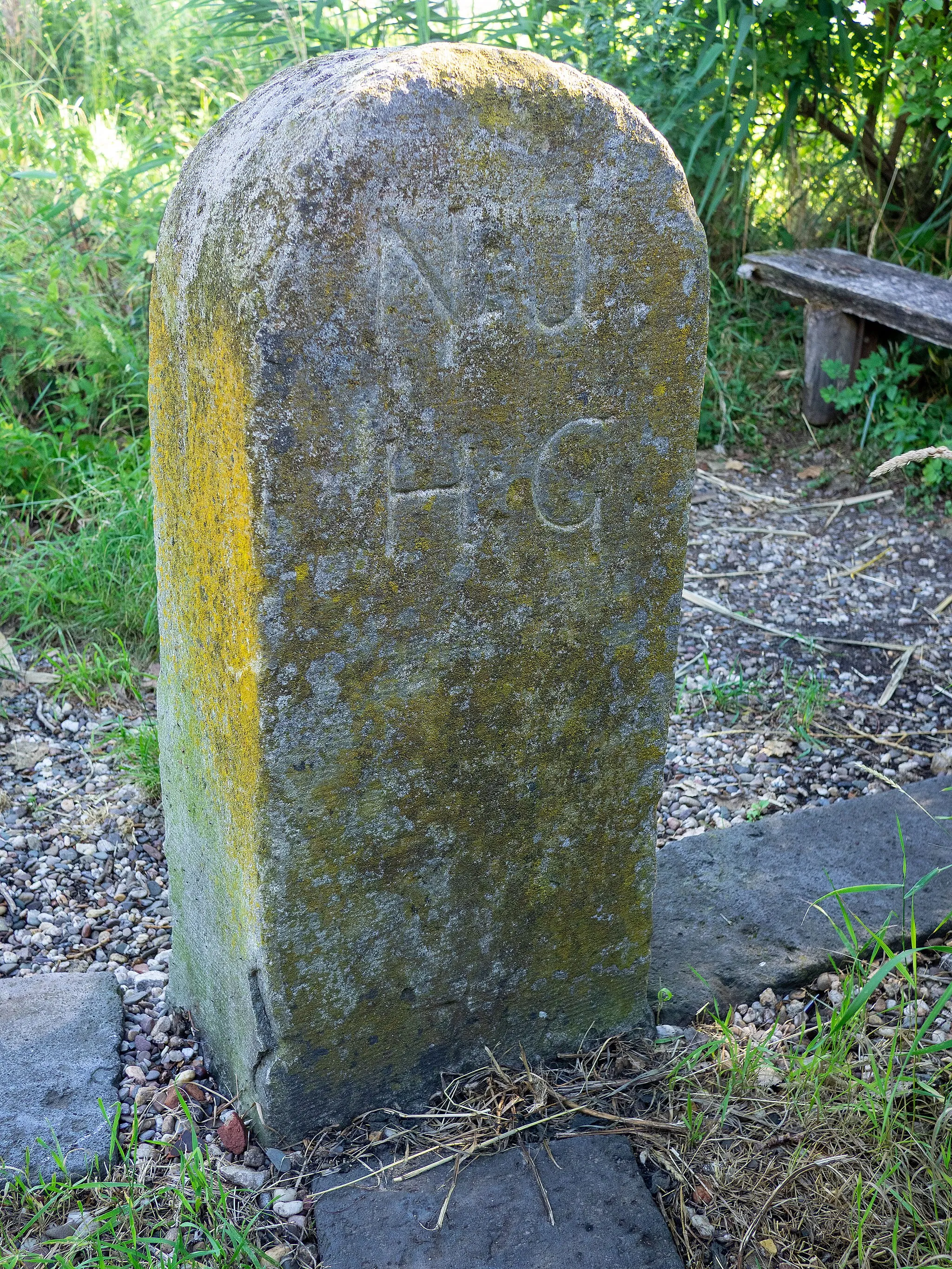 Photo showing: Denkmal Viersen 246: Grenzstein Saalbruch (Nähe Peelloch, Clörath)