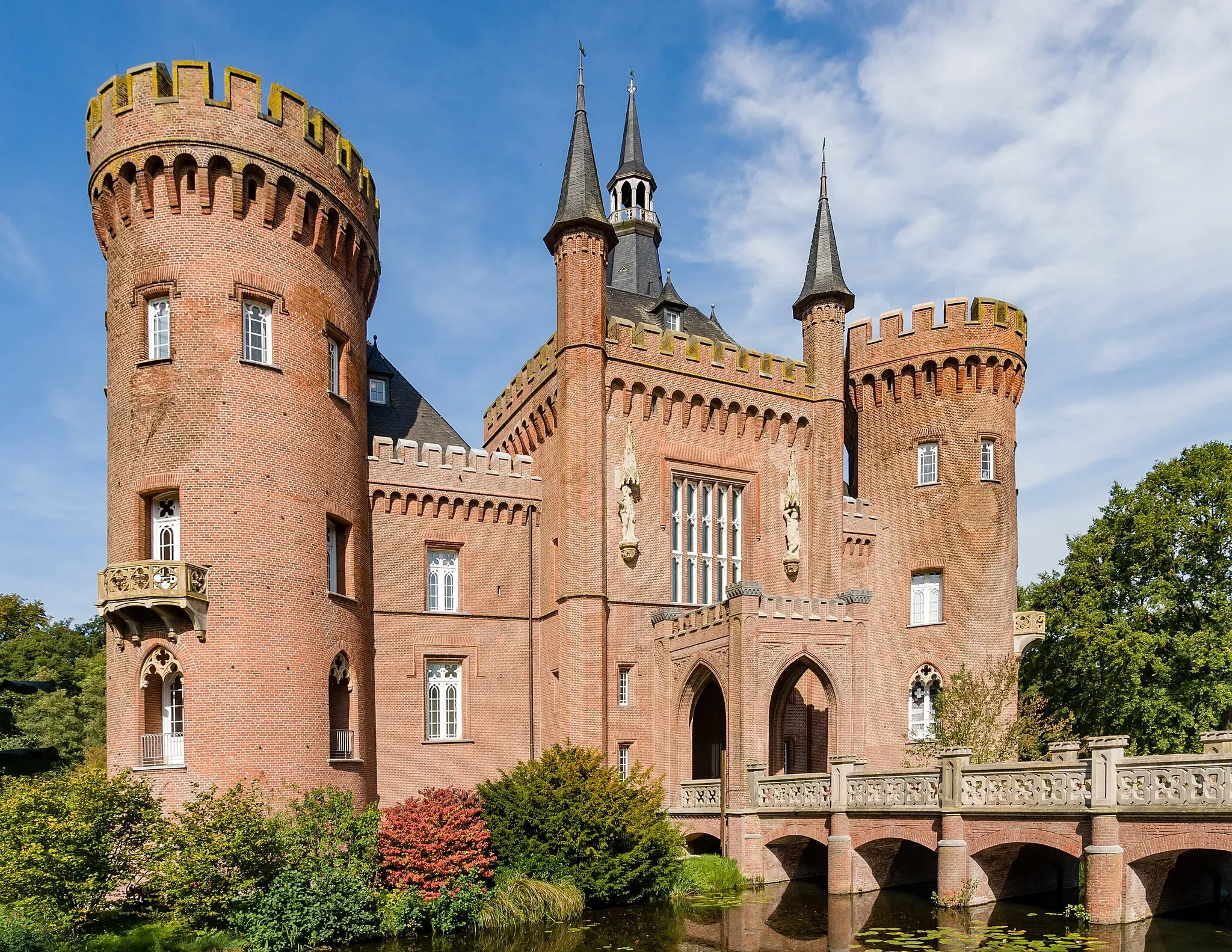 Photo showing: Kalkar, North Rhine-Westphalia, Germany: Moyland Castle