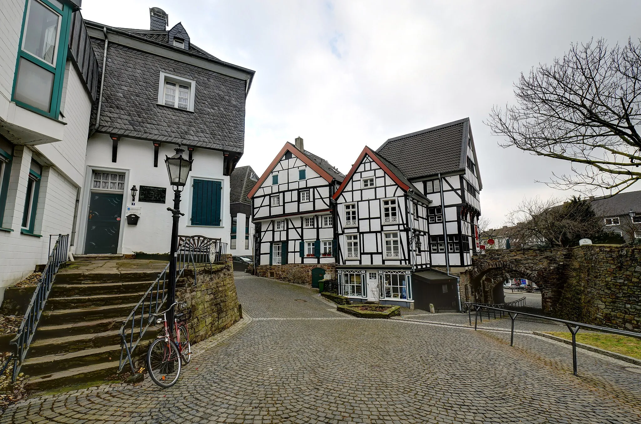Photo showing: Terstegenhaus (museum of local history) with Petrikirchenhaus