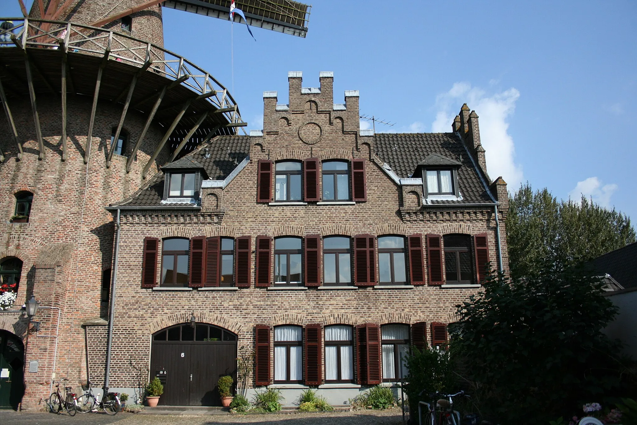 Photo showing: Kalkarer Mühle in Kalkar, Gebäude Mühlenstege 6