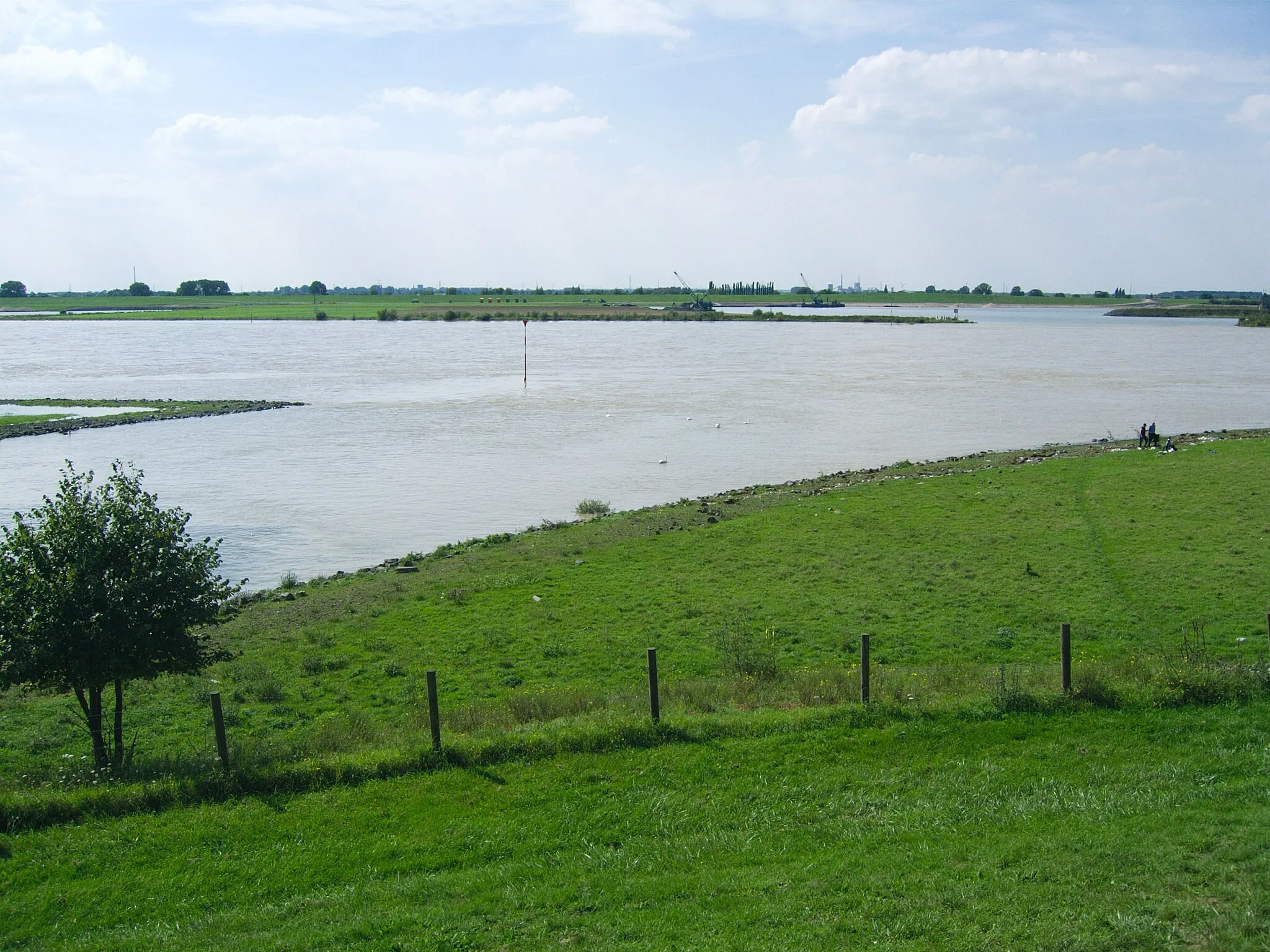 Photo showing: Emschermündung bei Dinslaken