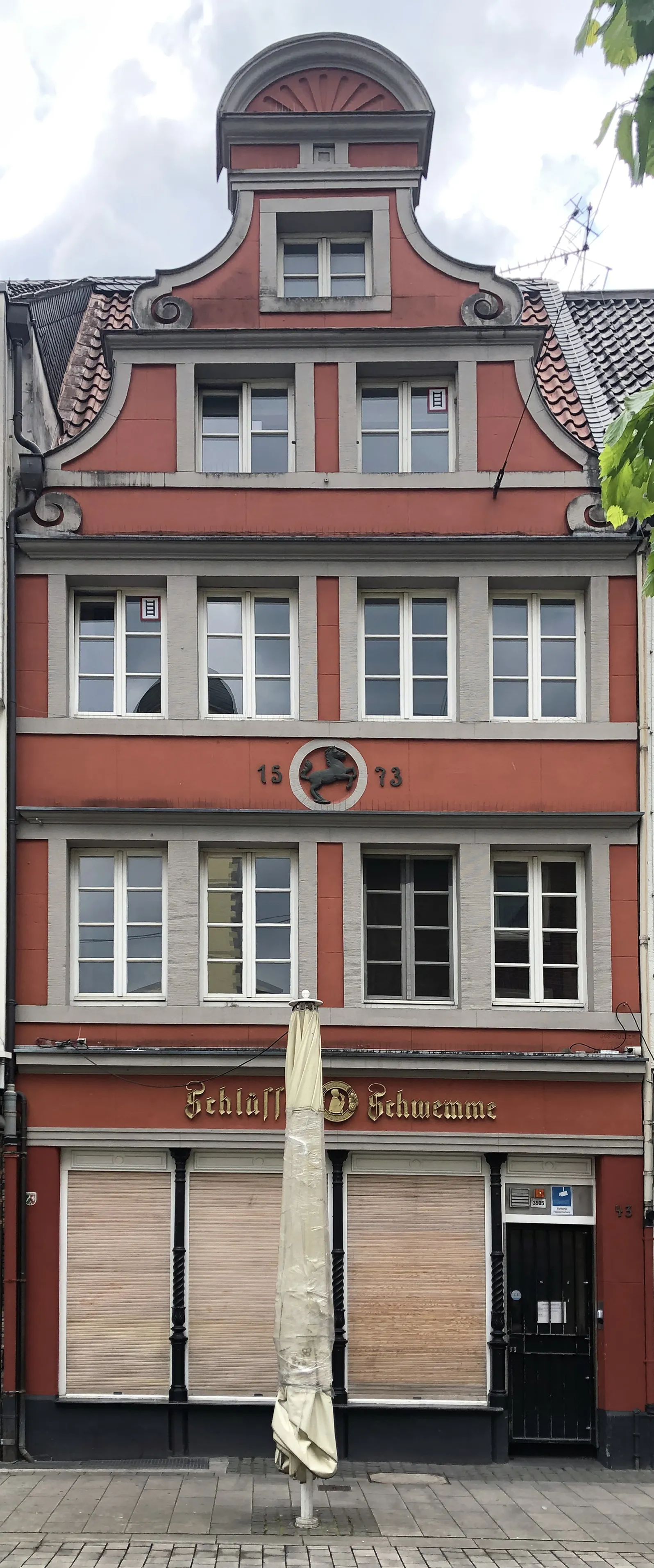 Photo showing: Haus Bolkerstraße 43, Düsseldorf-Altstadt