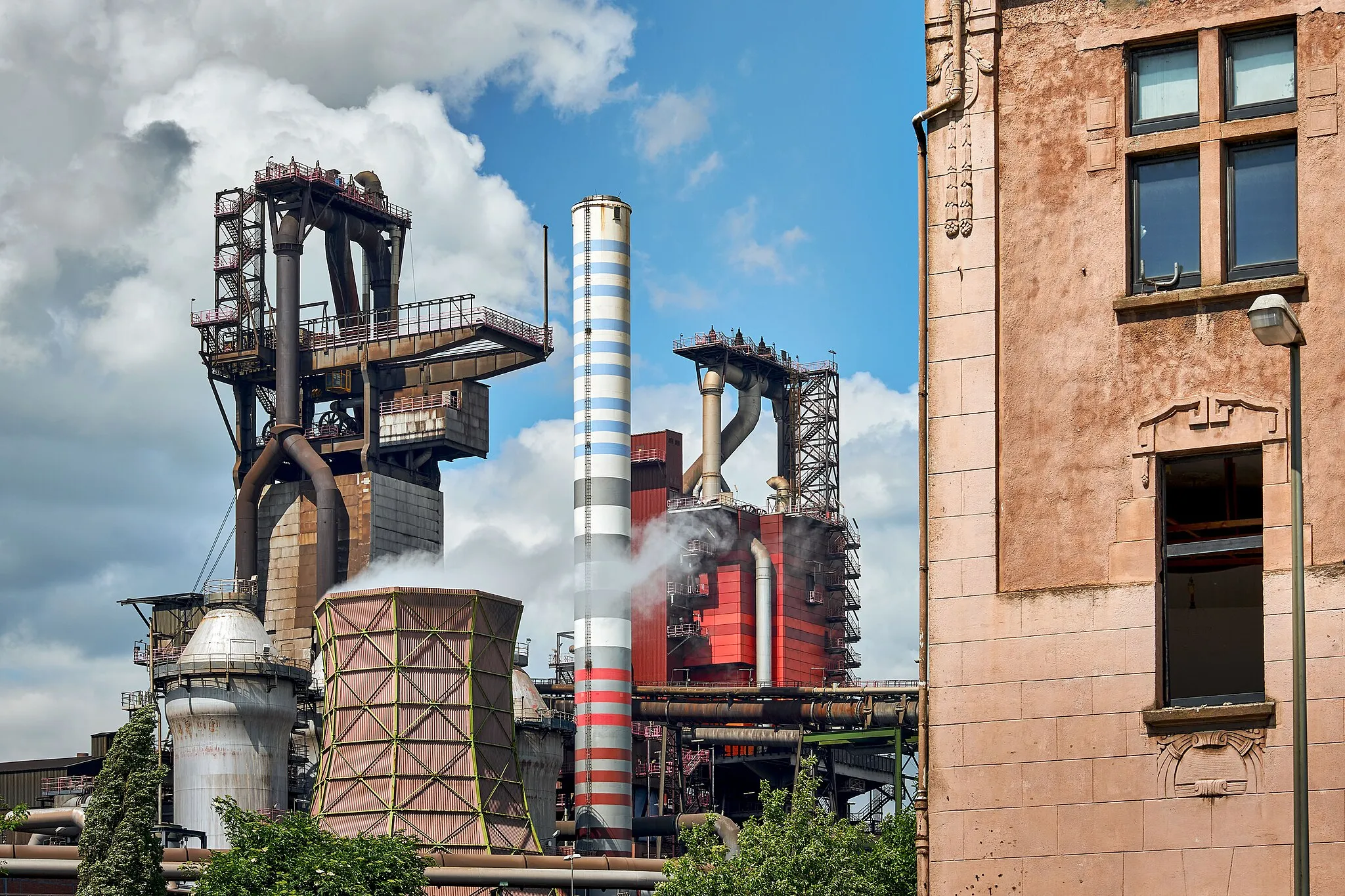 Photo showing: Steel plant in Duisburg Bruckhausen, Germany