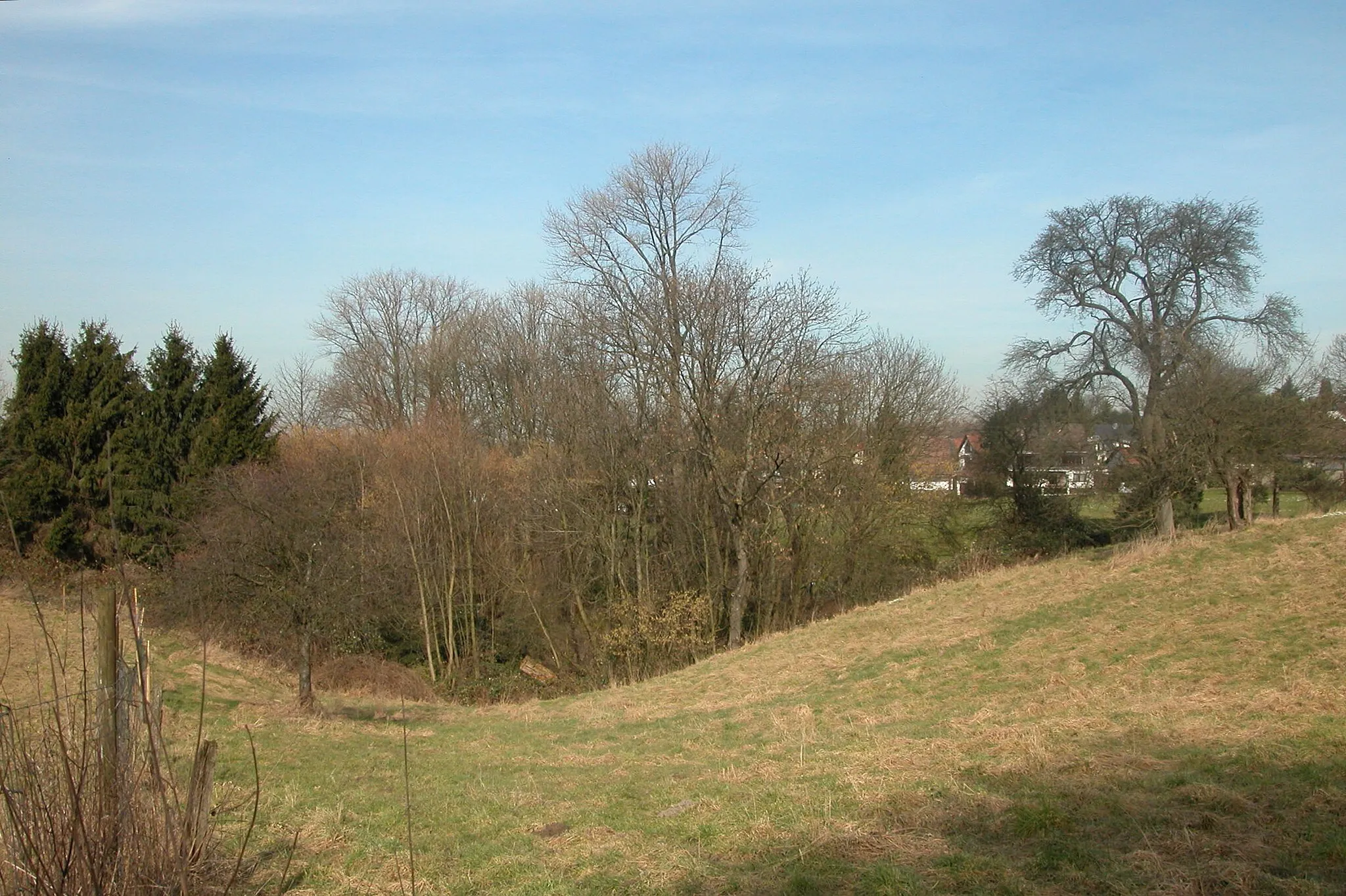 Photo showing: Blick auf das Forstbach-Quellgebiet, Blickrichtung NNW; Bereich im Landschaftsschutzgebiet „Fulerum-Icktener Terrassenplatten“ (LSG Nr. 14 der Stadt Mülheim an der Ruhr)