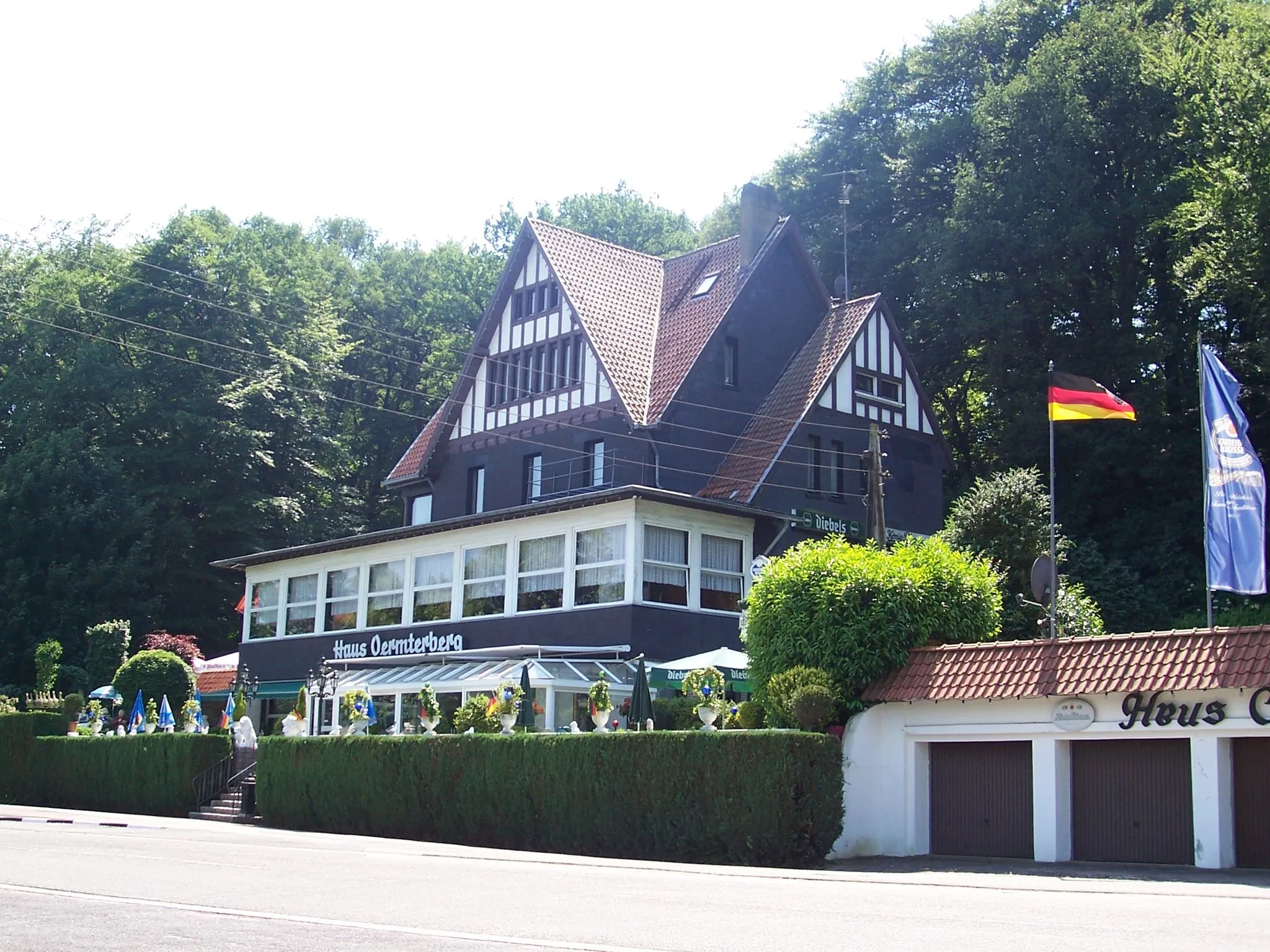 Photo showing: Haus Oermterberg at the Oermter Berg in Rheurdt, Germany