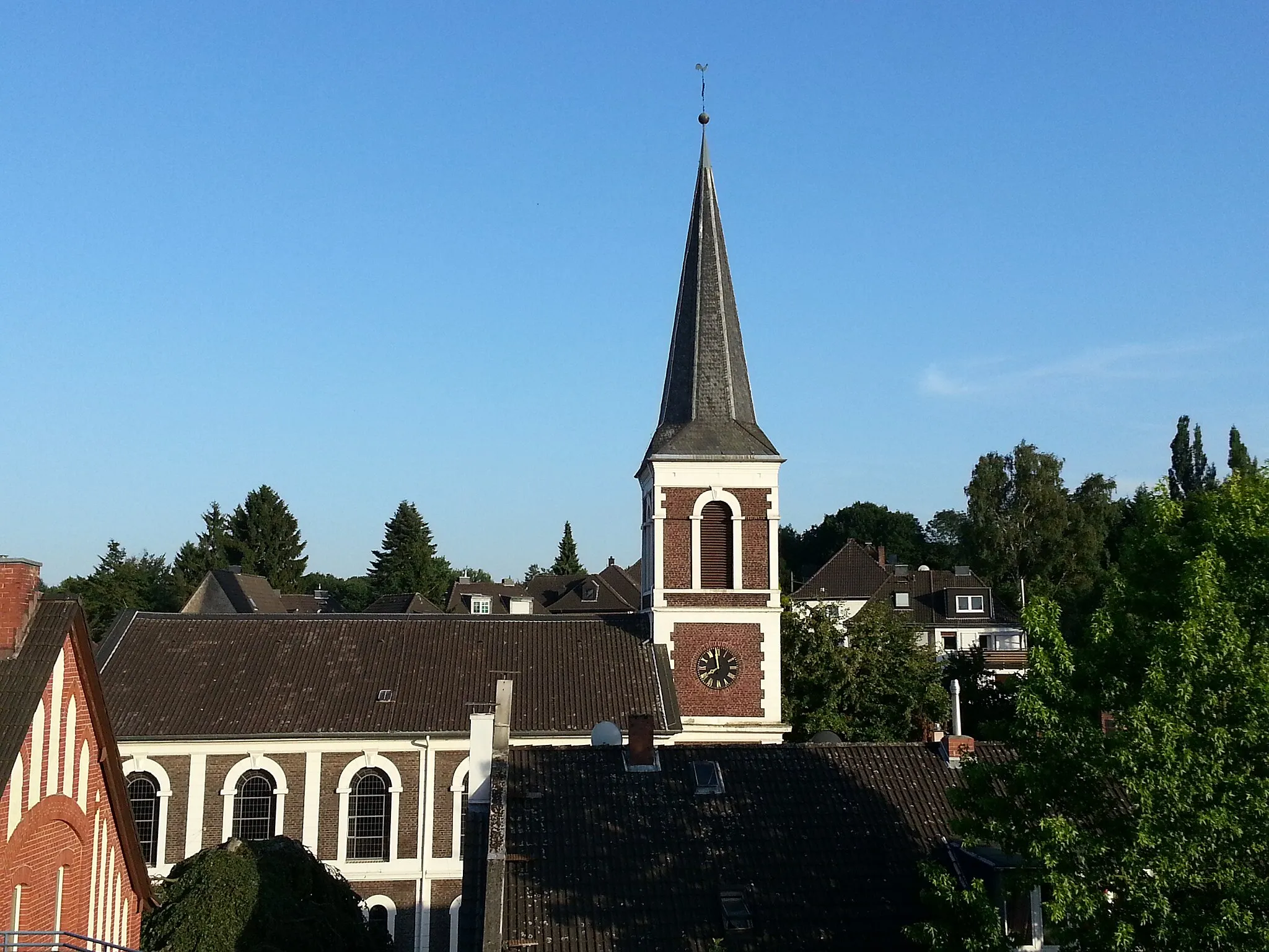 Photo showing: Die evangelische Kirche in Erkrath (Bauzeit 1828-1831)