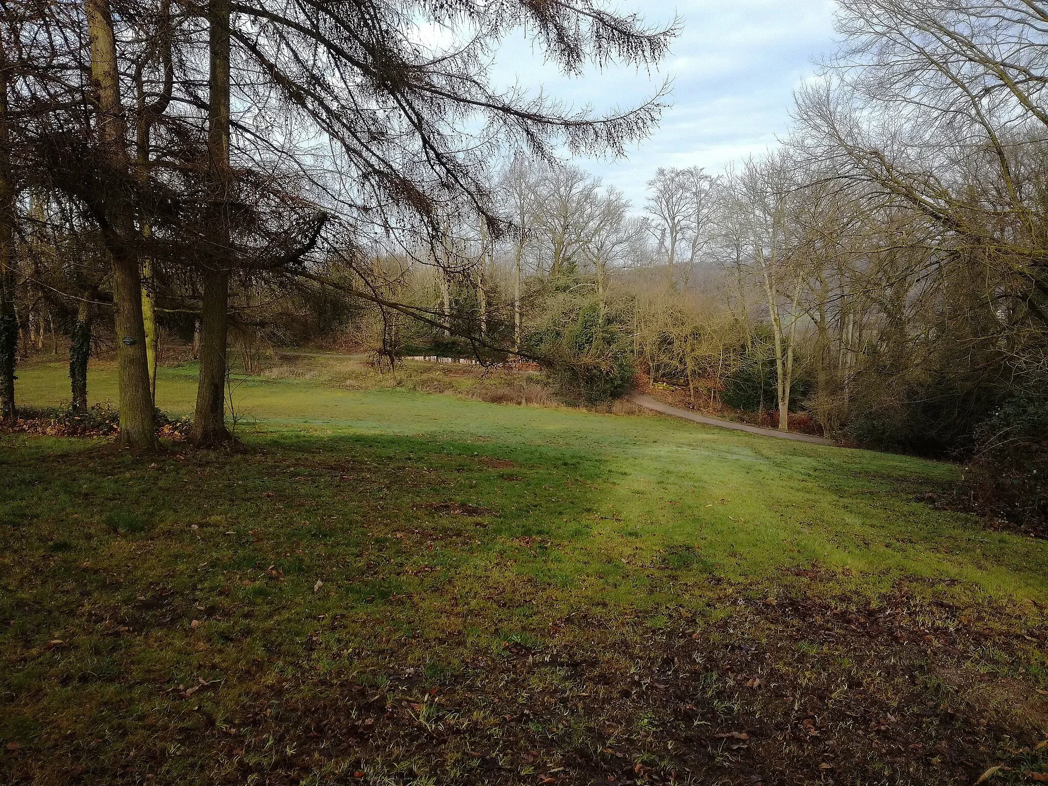 Photo showing: Gethmannscher Garten, Blankenstein/Ruhr: englische Parklandschaft im östlichen Bereich; Januar 2020