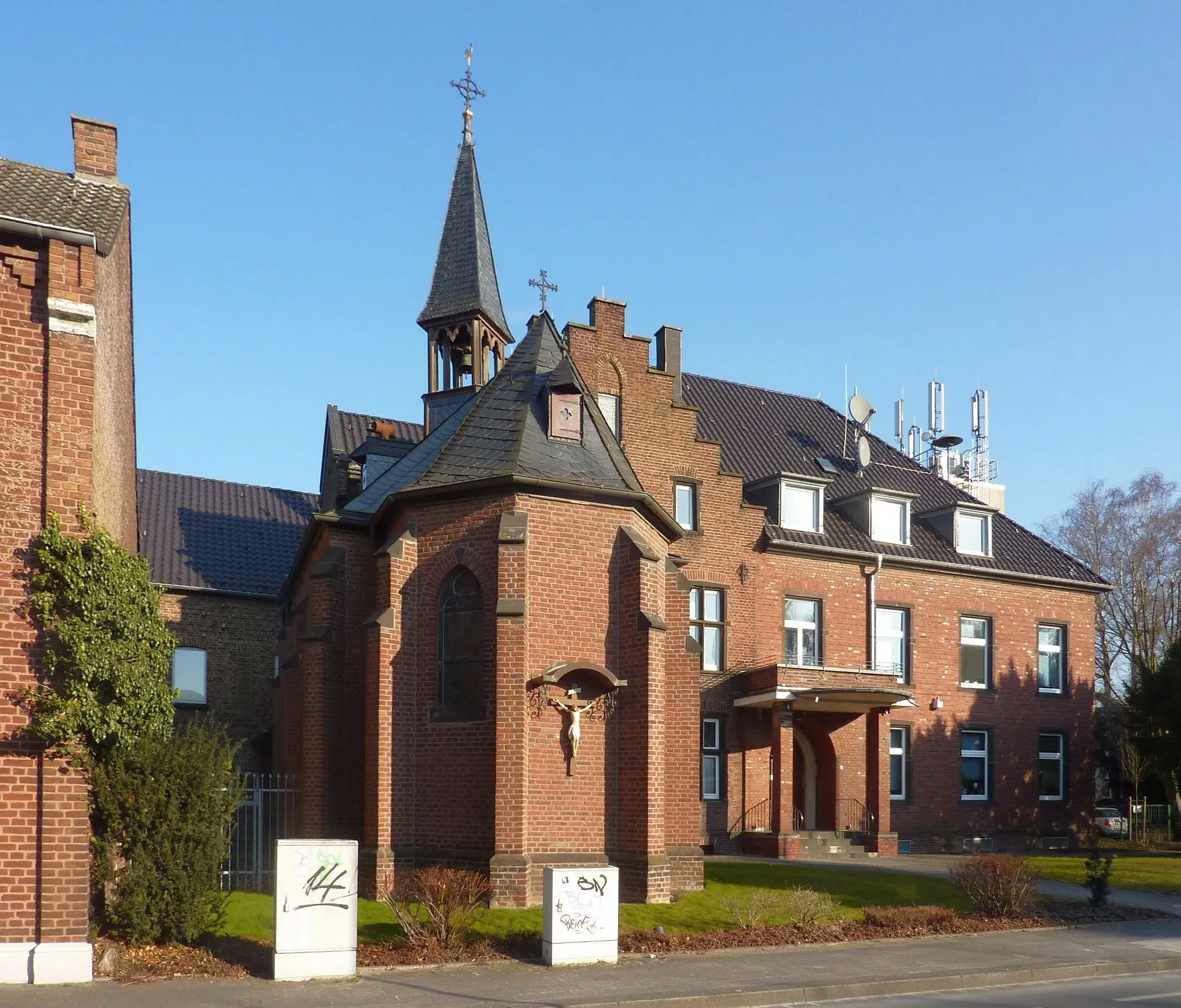 Photo showing: Kapelle des ehemaligen Krankenhauses Glehn (Korschenbroich)