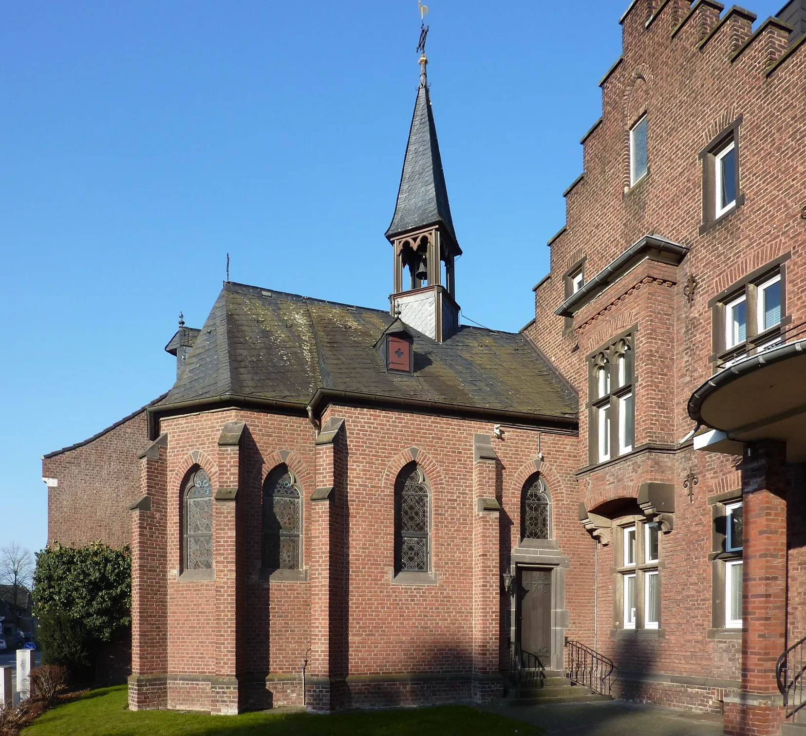 Photo showing: Kapelle des ehemaligen Krankenhauses Glehn (Korschenbroich)