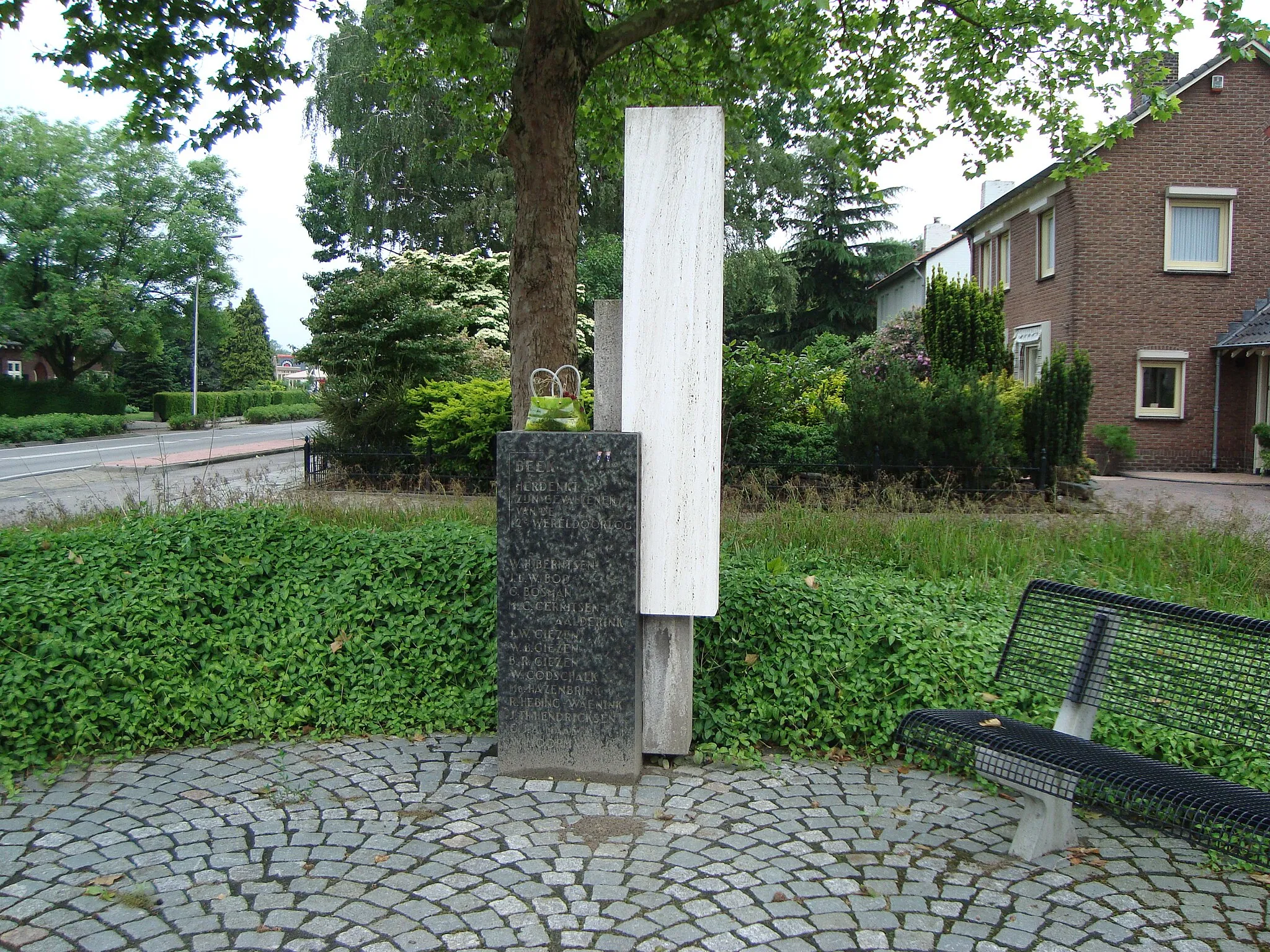 Photo showing: oorlogsmonument in Beek gem. Montferland