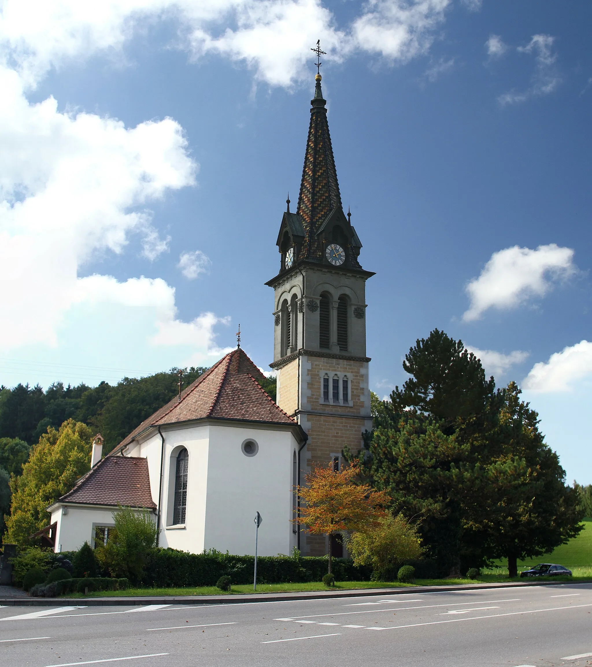Photo showing: West view of the St. Michael Kirche in Stockach