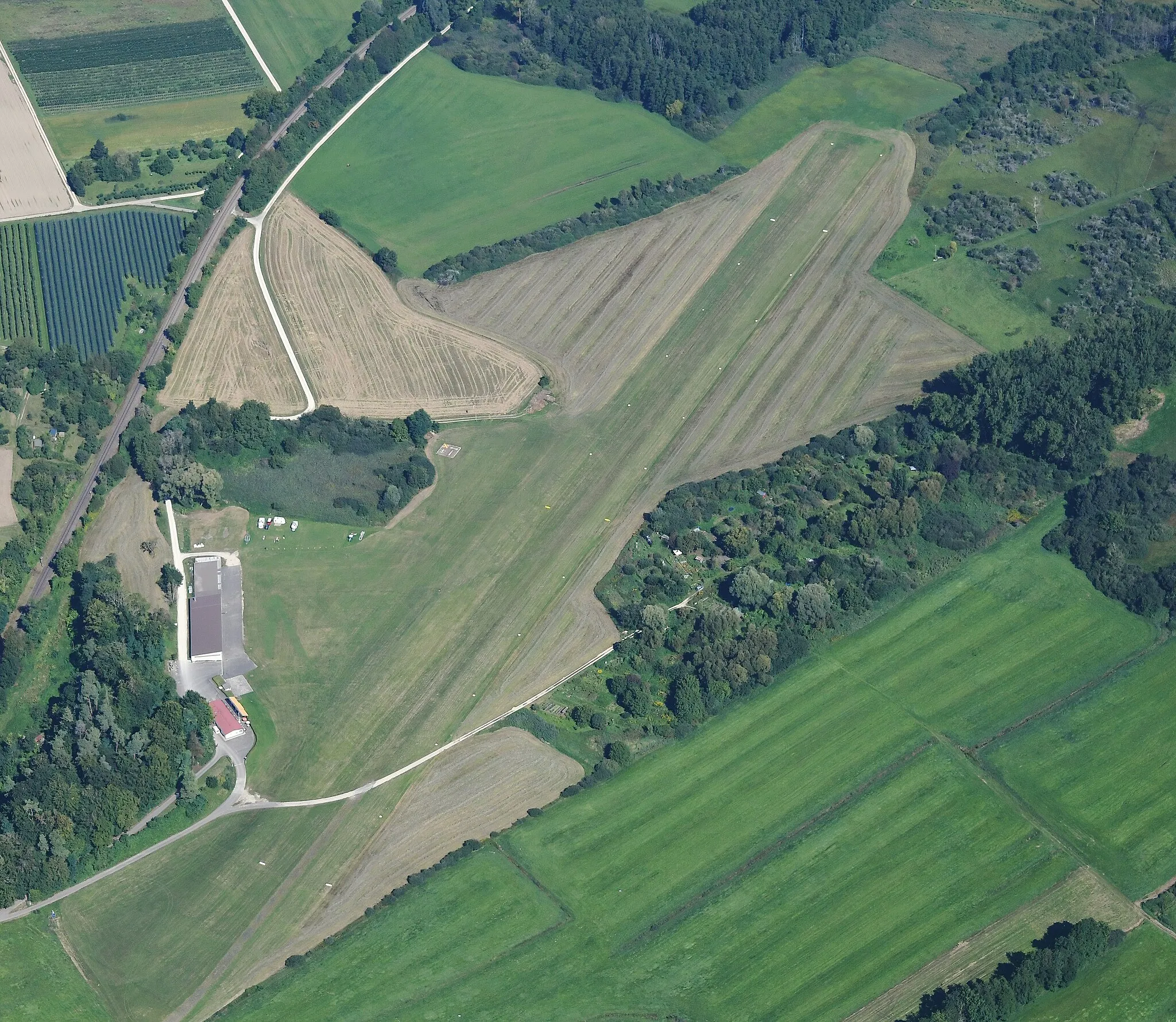 Photo showing: Aerial image of the Radolfzell-Stahringen airfield