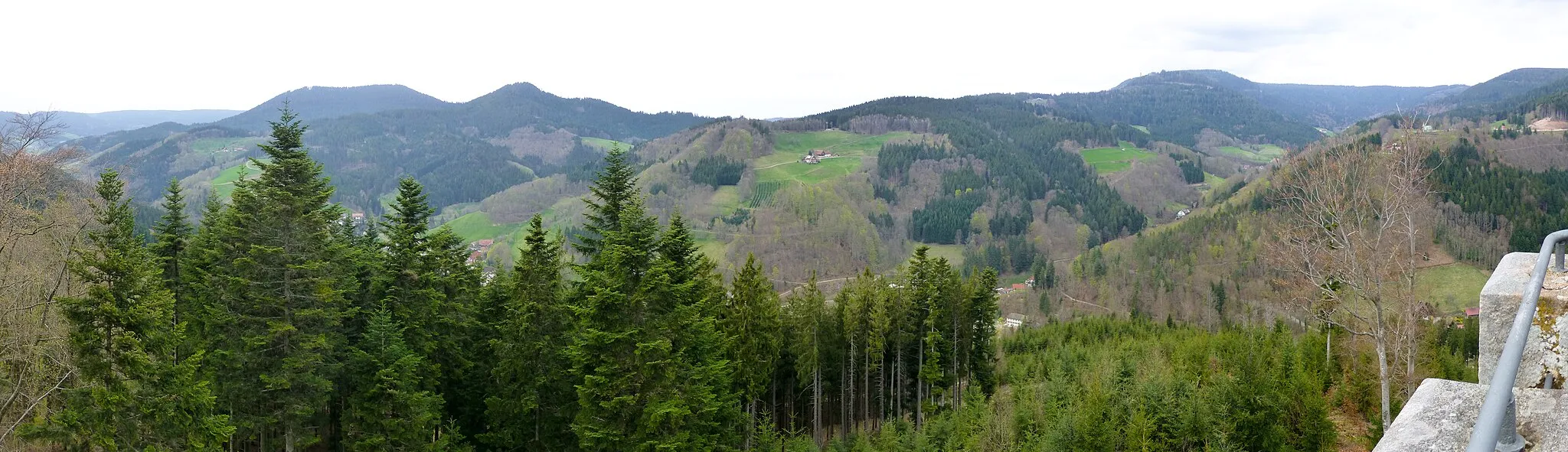 Photo showing: Panoramafoto vom Habererturm mit Blick nach Nordwesten