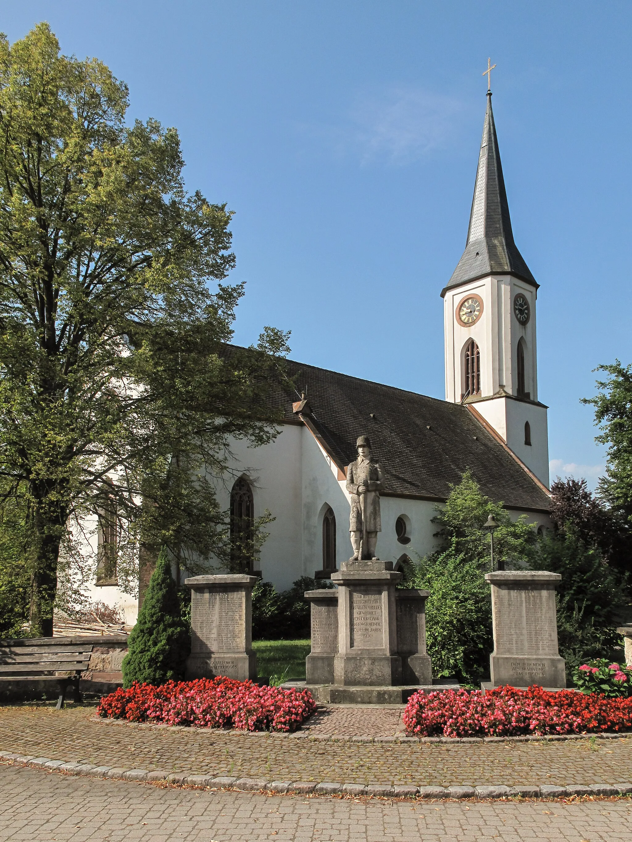 Photo showing: Sexau, church die Dorfkirche
