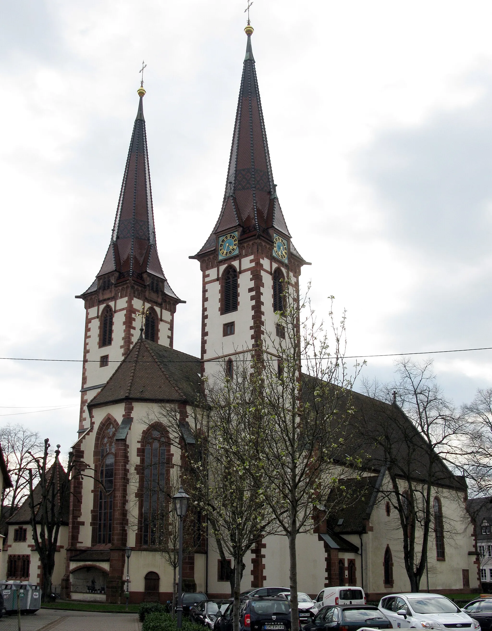 Photo showing: Kath. Pfarrkirche St. Laurentius in Kenzingen