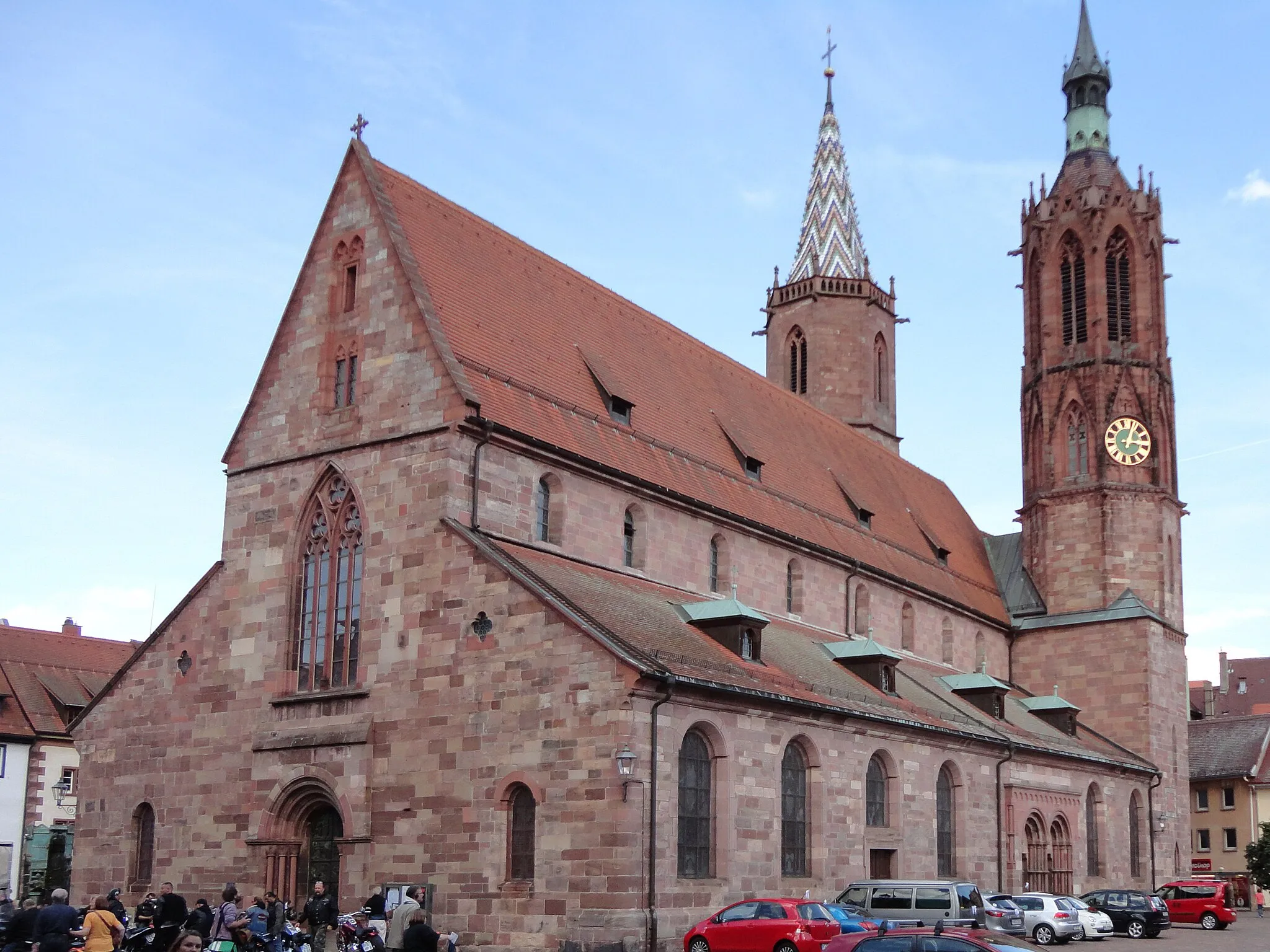 Photo showing: Münster in Villingen (Schwarzwald), Westseite.