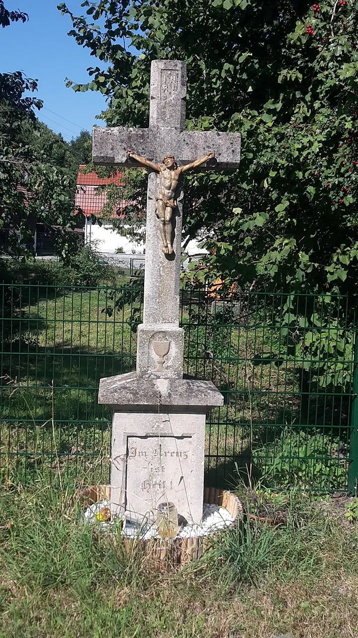 Photo showing: Inschrift: Im Kreuz ist Heil !