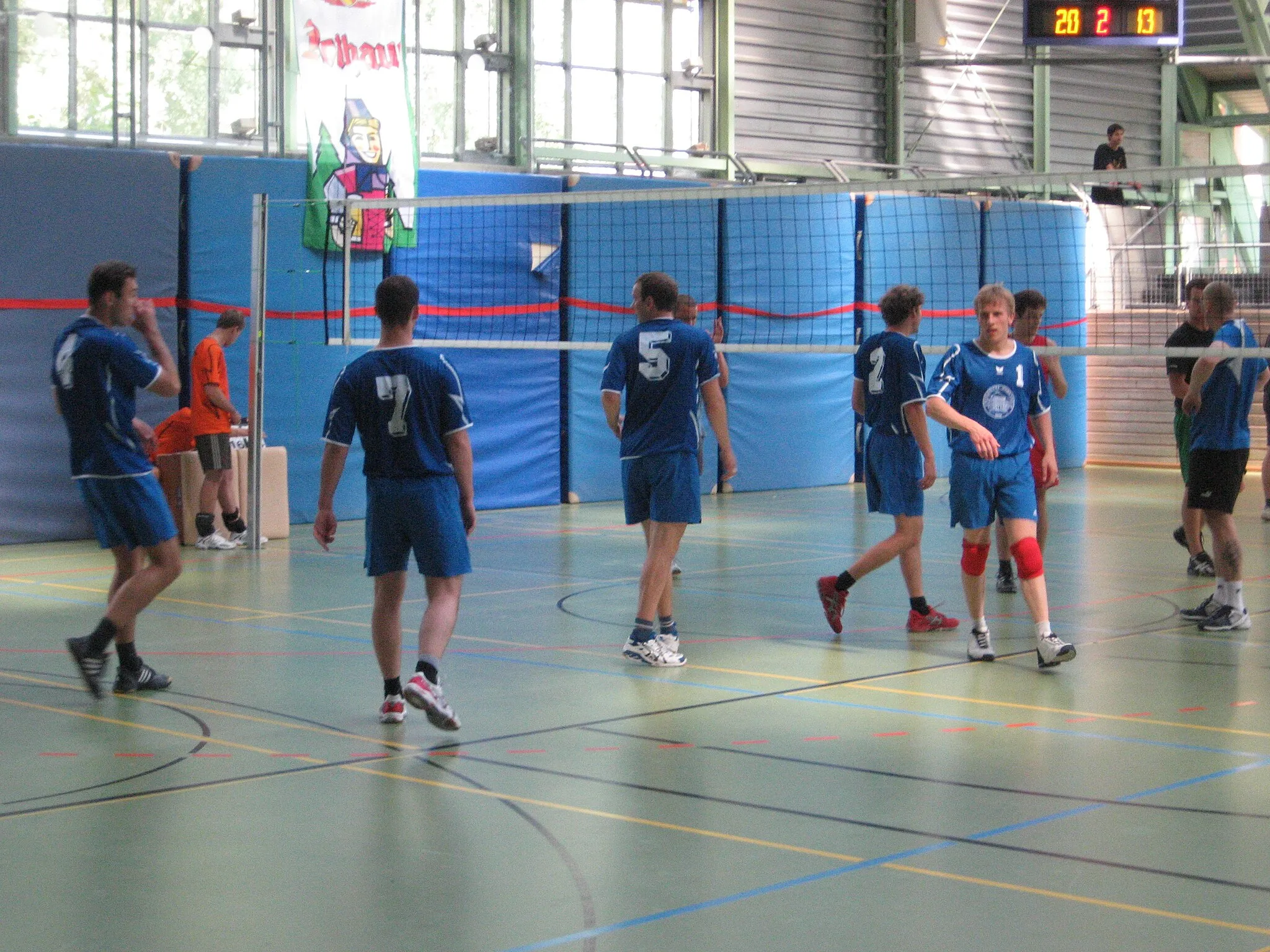 Photo showing: Volleyballtournament at 4th Eurokonstantia, the international sportstournament of 4th Eurokonstantia