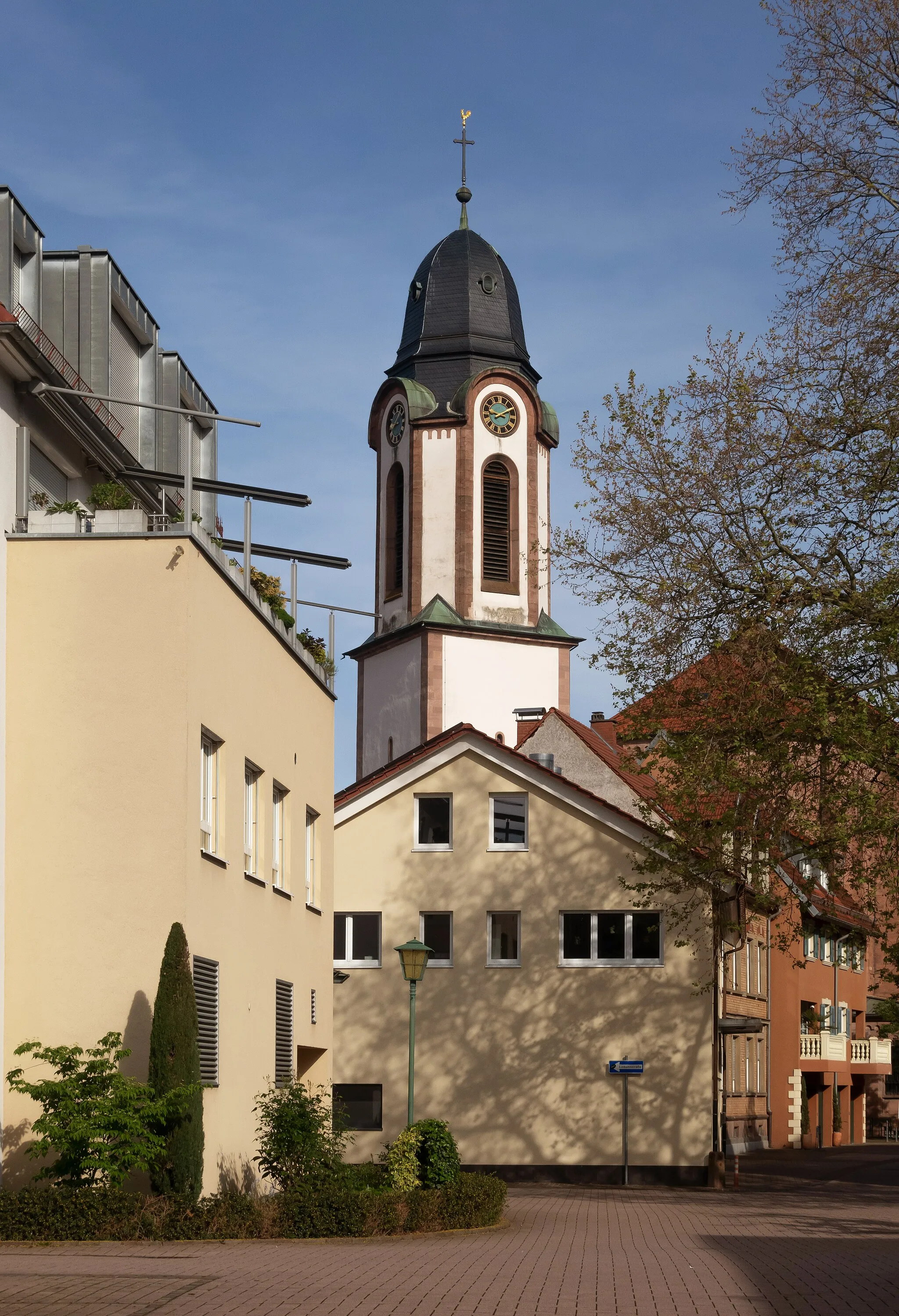 Photo showing: Oberkirch, churchtower (Sankt Cyriak Kirche)