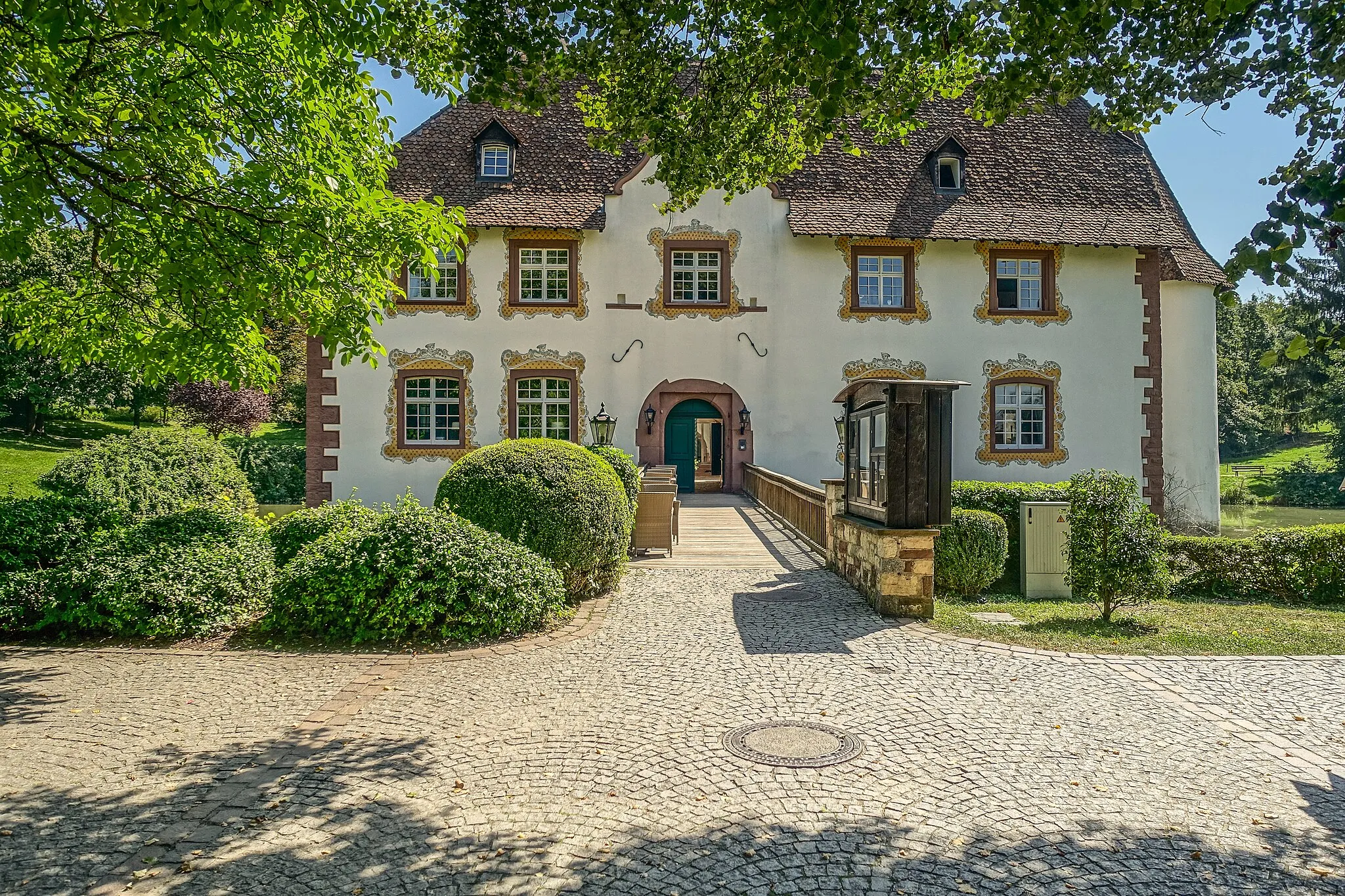 Photo showing: Inzlinger Wasserschloss