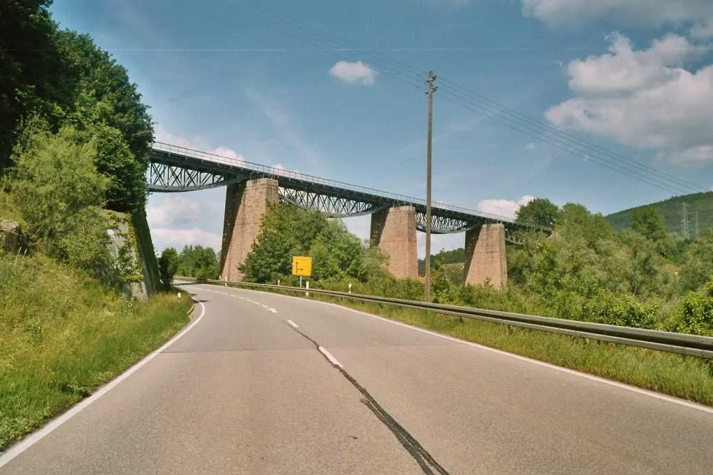 Photo showing: Der Fützener Viadukt der Wutachtalbahn